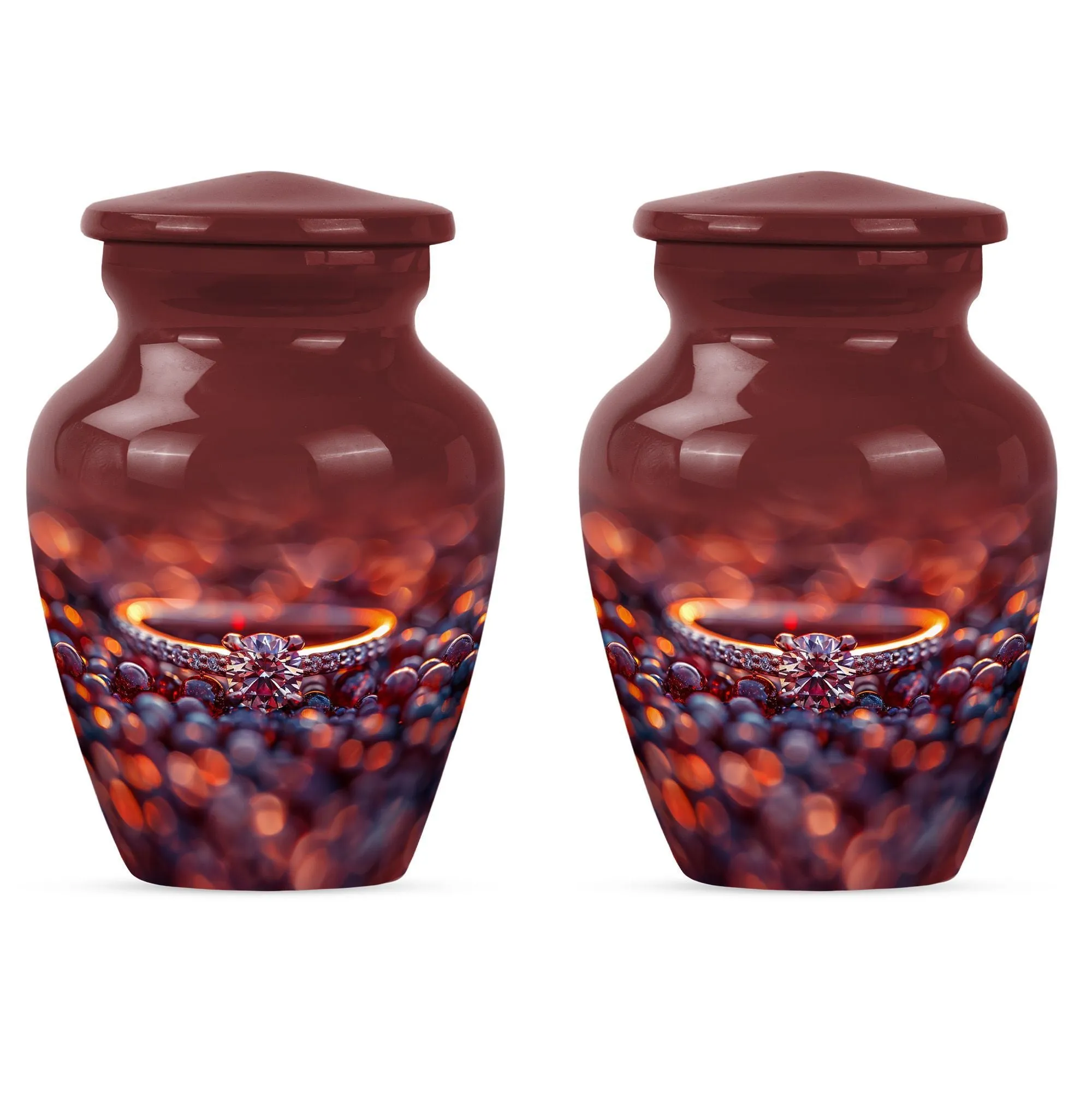 Ring Urn and Burial Custom Urn for Peaceful Eternity