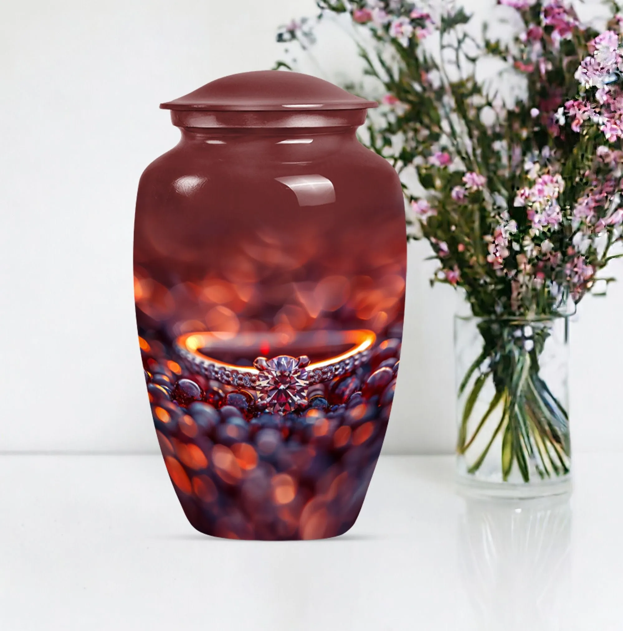 Ring Urn and Burial Custom Urn for Peaceful Eternity