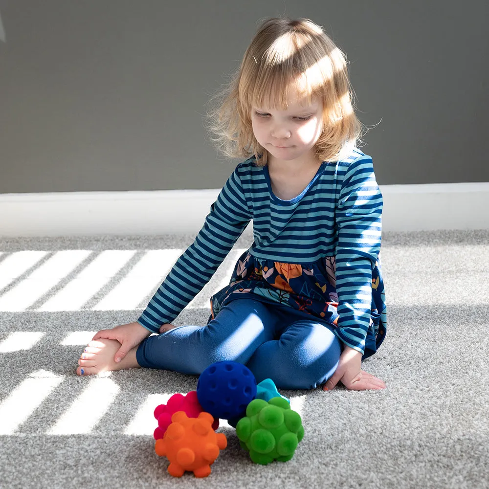 Rubbabu&reg; 3" Sensory Balls - 6 PC