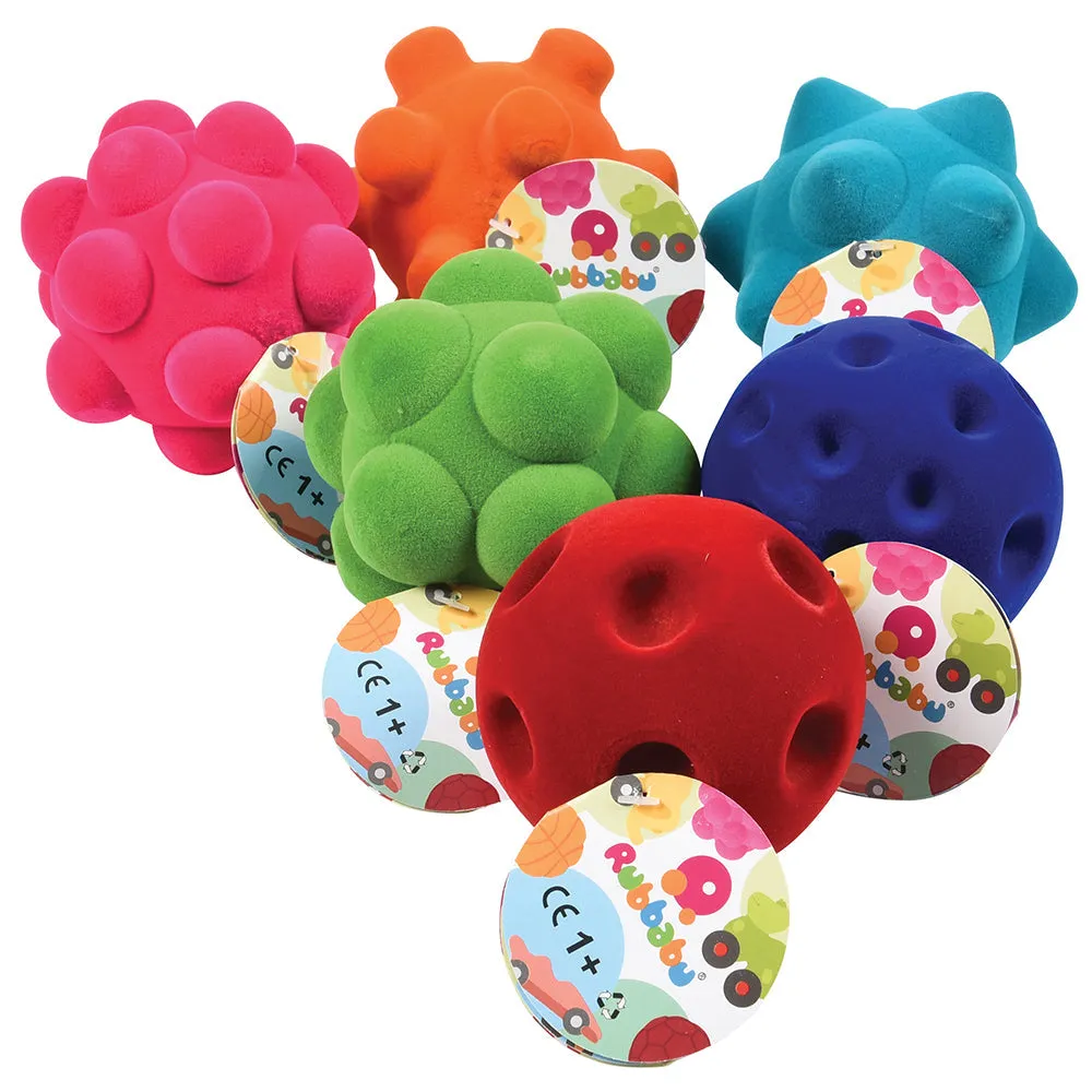 Rubbabu&reg; 3" Sensory Balls - 6 PC