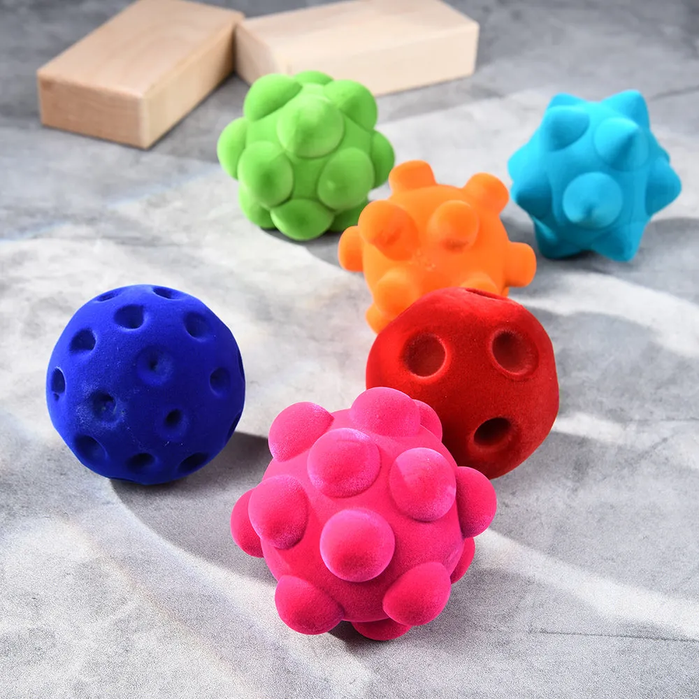 Rubbabu&reg; Sensory Ball Assortment, Polybag - 6 PC