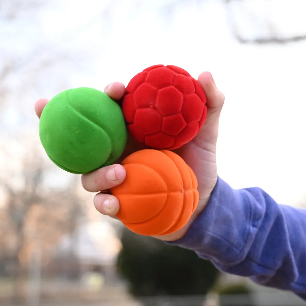 Rubbabu&reg; Small Sports Balls - 3 PC