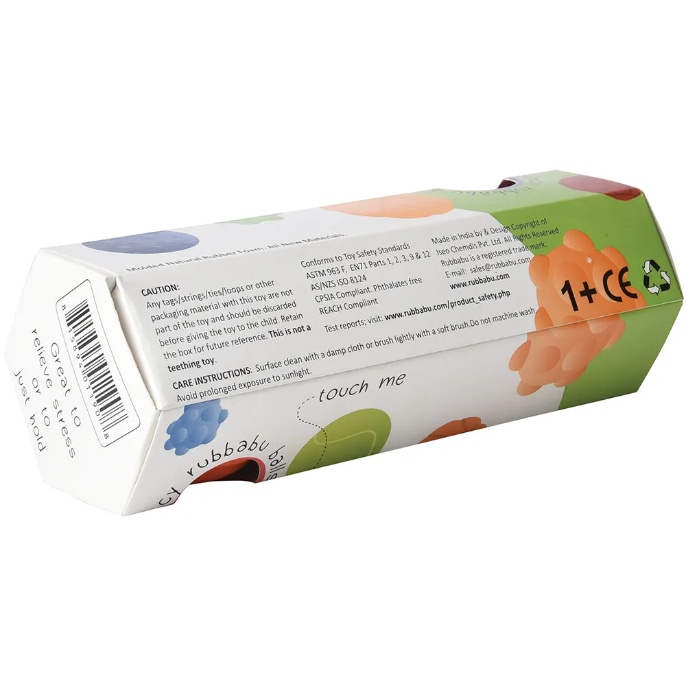 Rubbabu&reg; Small Sports Balls - 3 PC