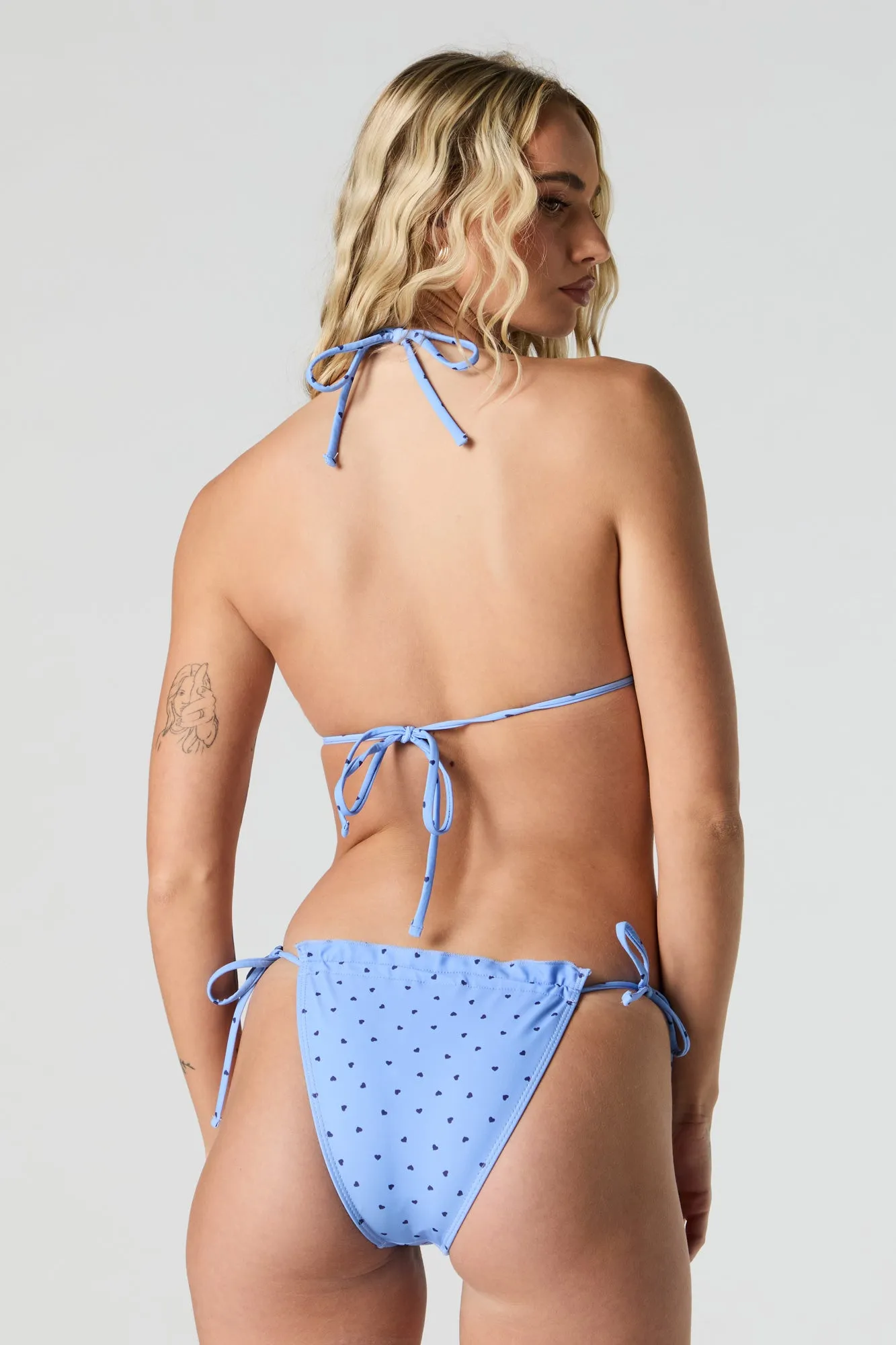 Ruffle Triangle Bikini Top