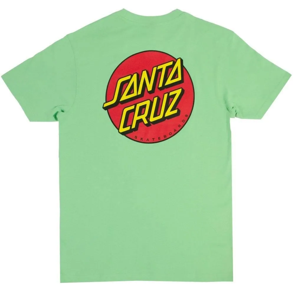 Santa Cruz Classic Dot Chest T-Shirt - Apple Mint