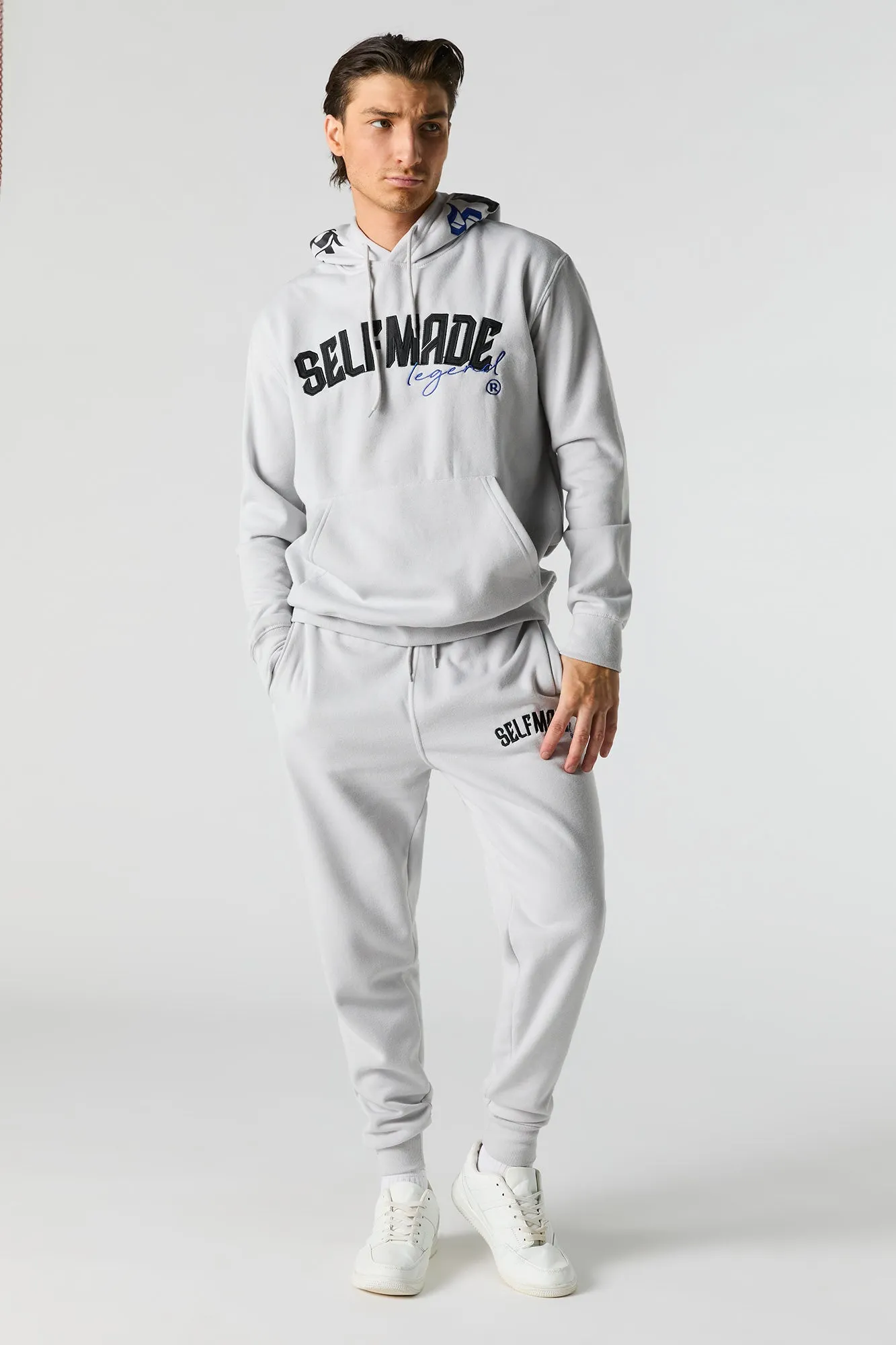 Self Made Legend Embroidered Fleece Hoodie