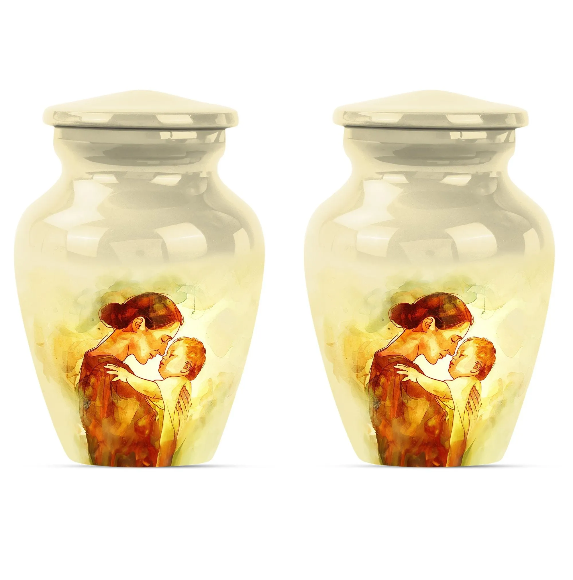 Serenity: Mother Urn, Timeless Memorial Cremation Artifact