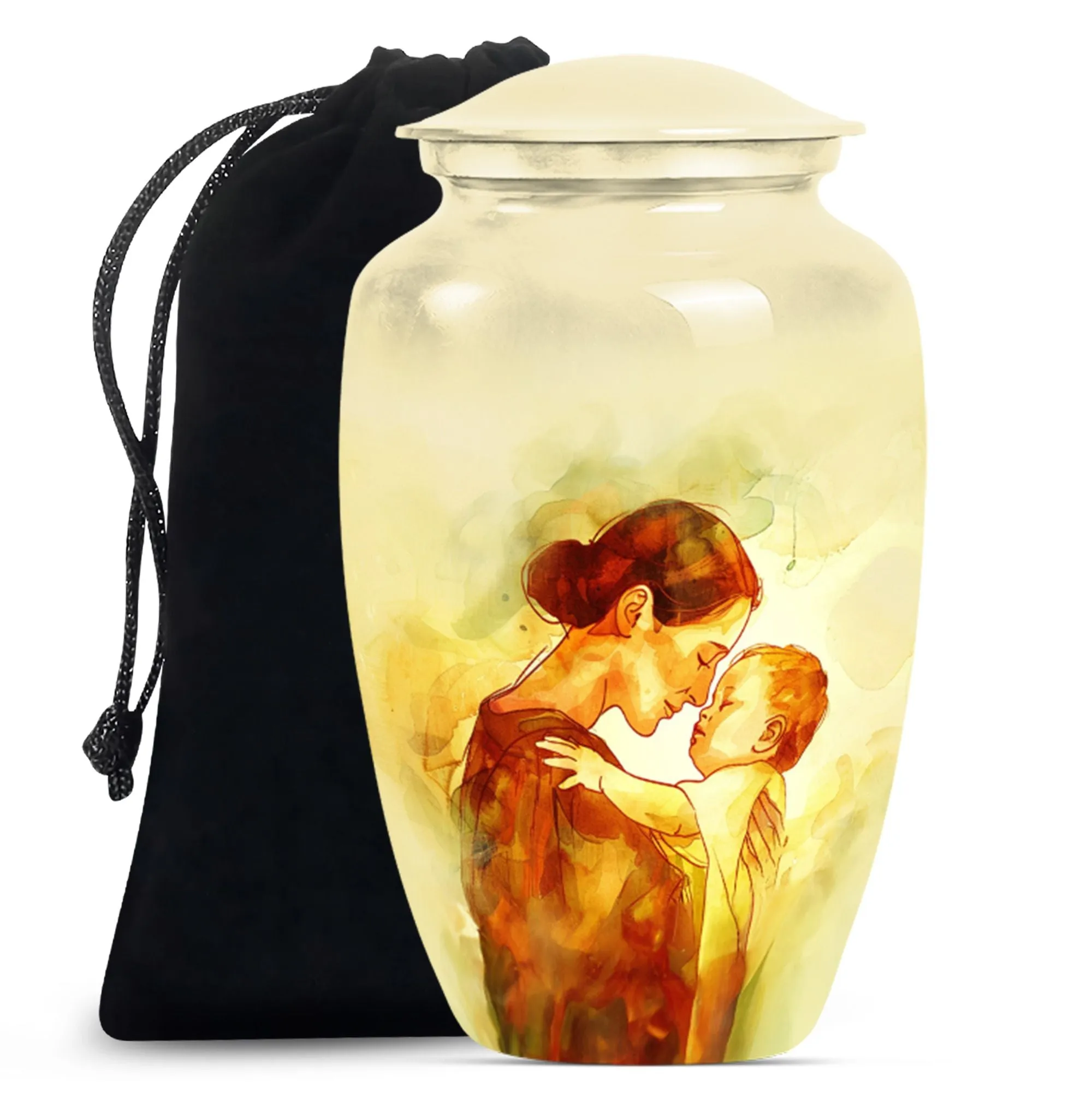 Serenity: Mother Urn, Timeless Memorial Cremation Artifact