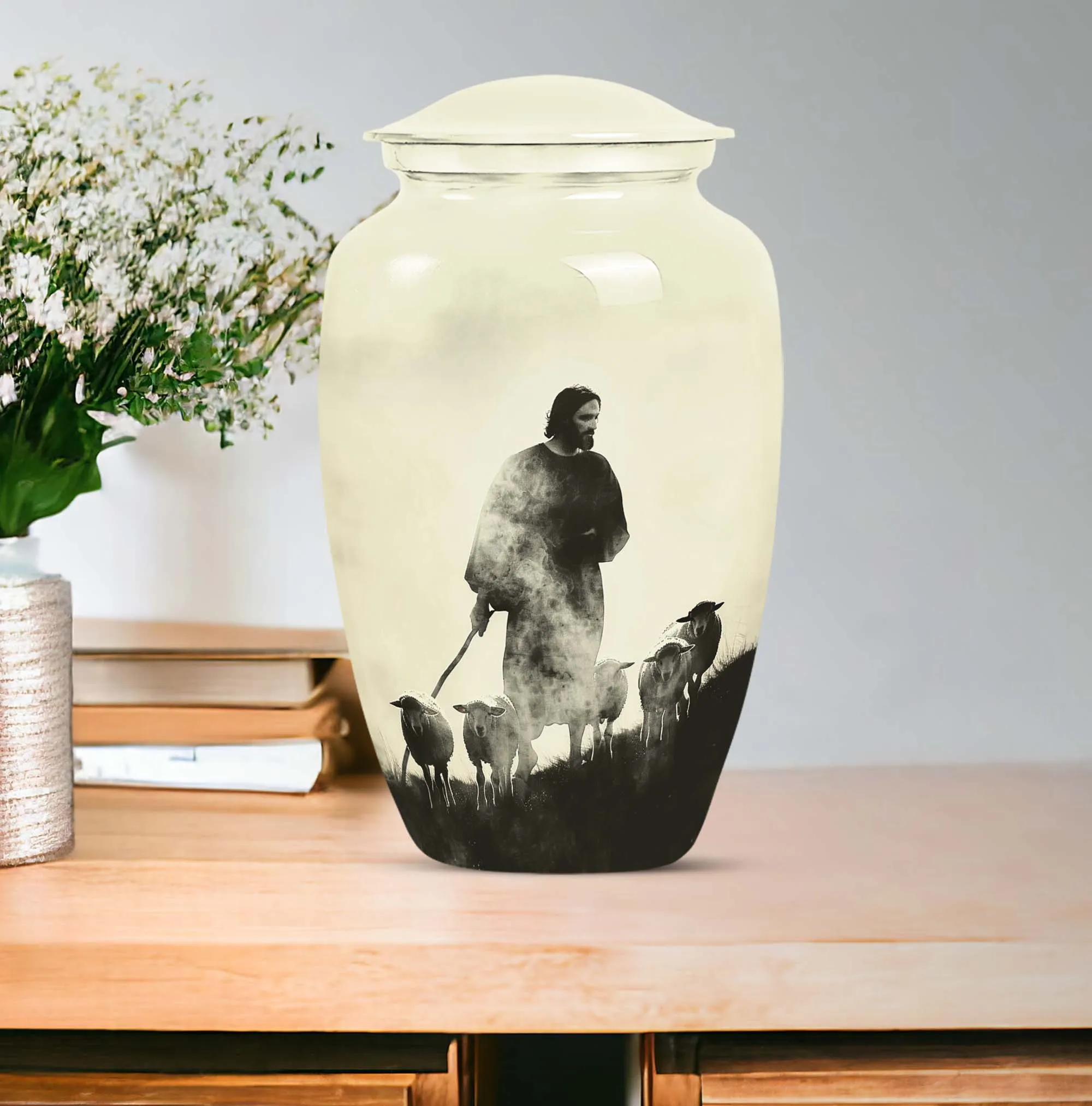 Shepherd Urn as Memorial Cremation Vault