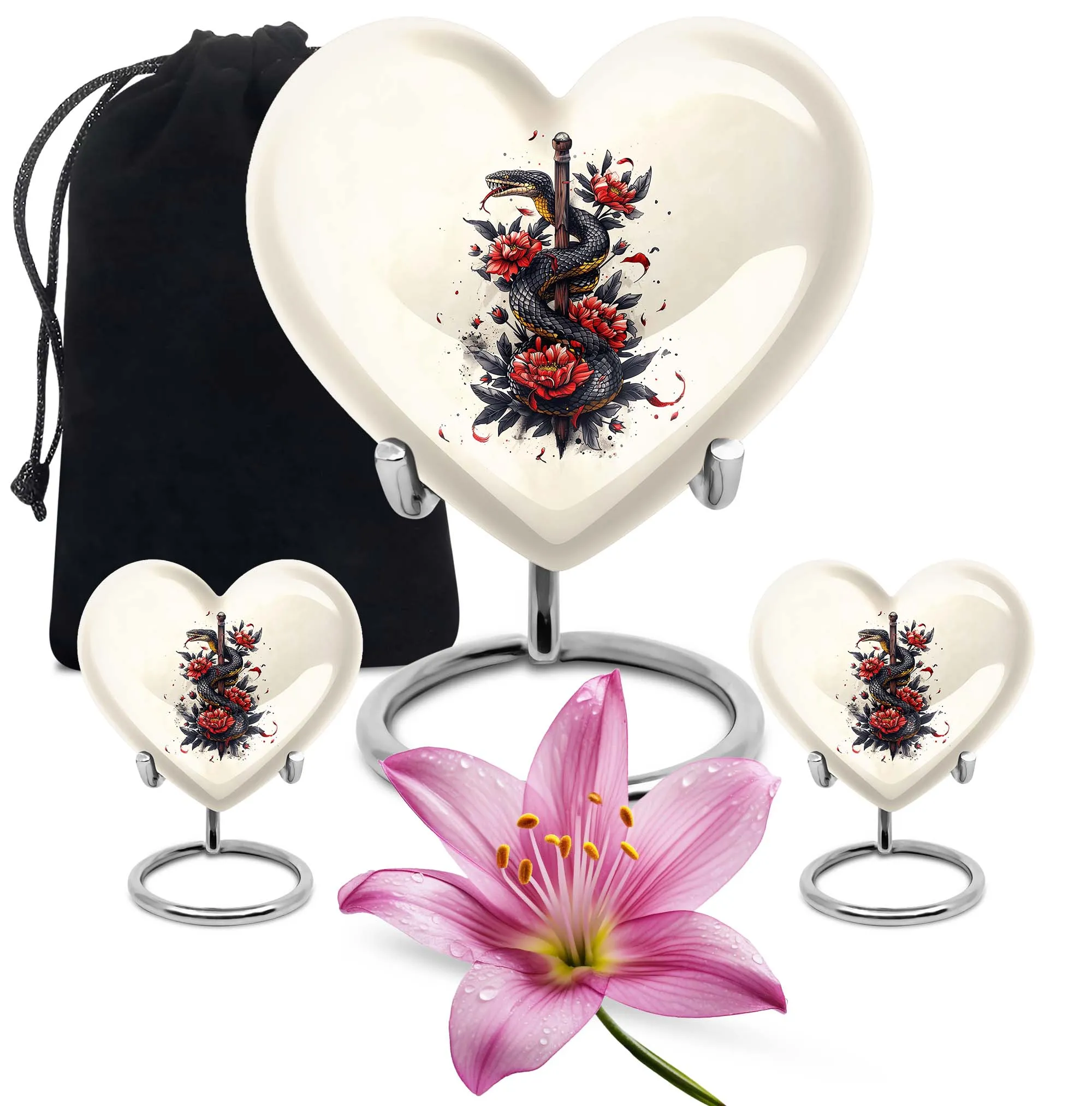 Snake Heart Cremation Memorial A Unique Recollection