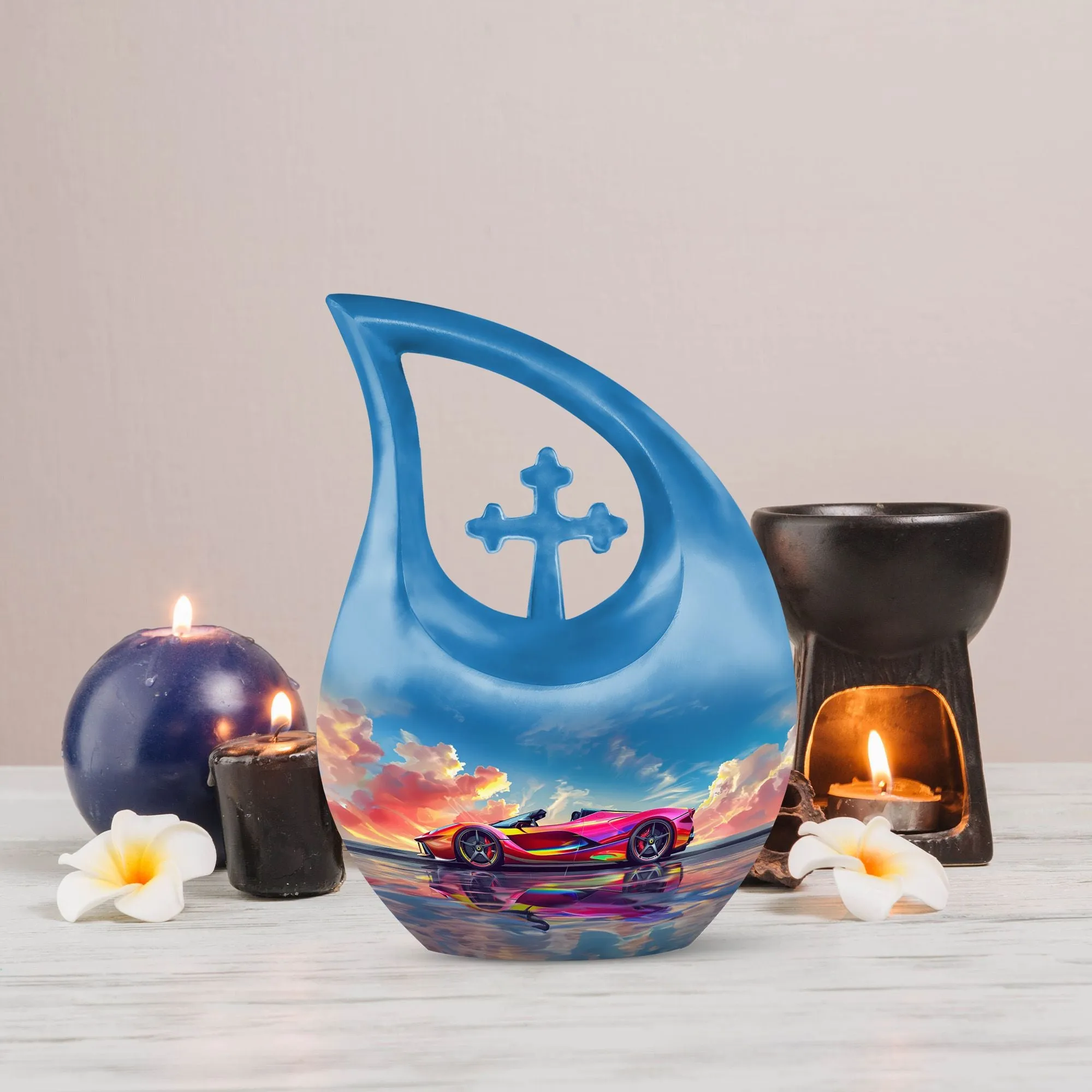 Spectrum Roadster Urn: A Unique Memorial Urn for Ashes