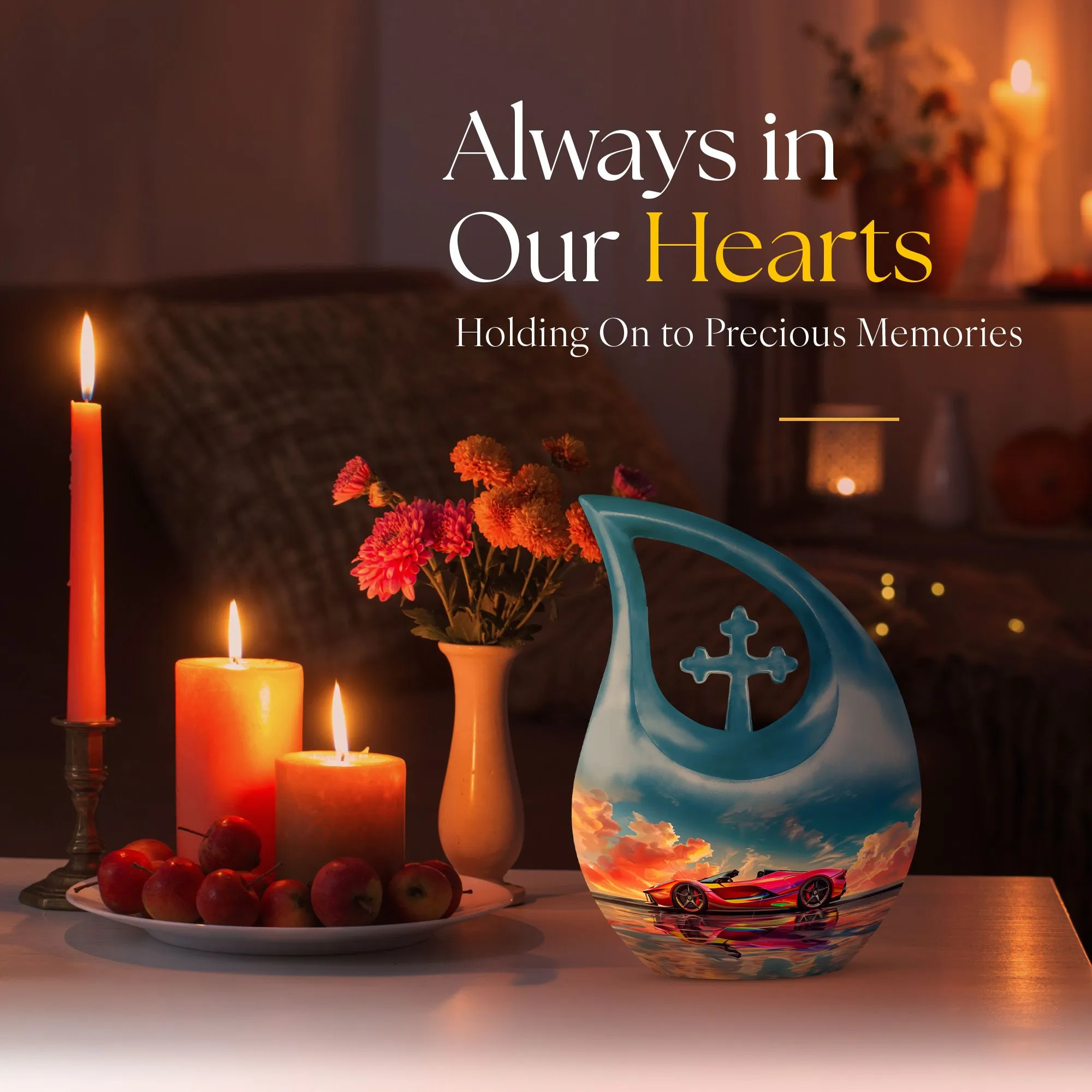 Spectrum Roadster Urn: A Unique Memorial Urn for Ashes