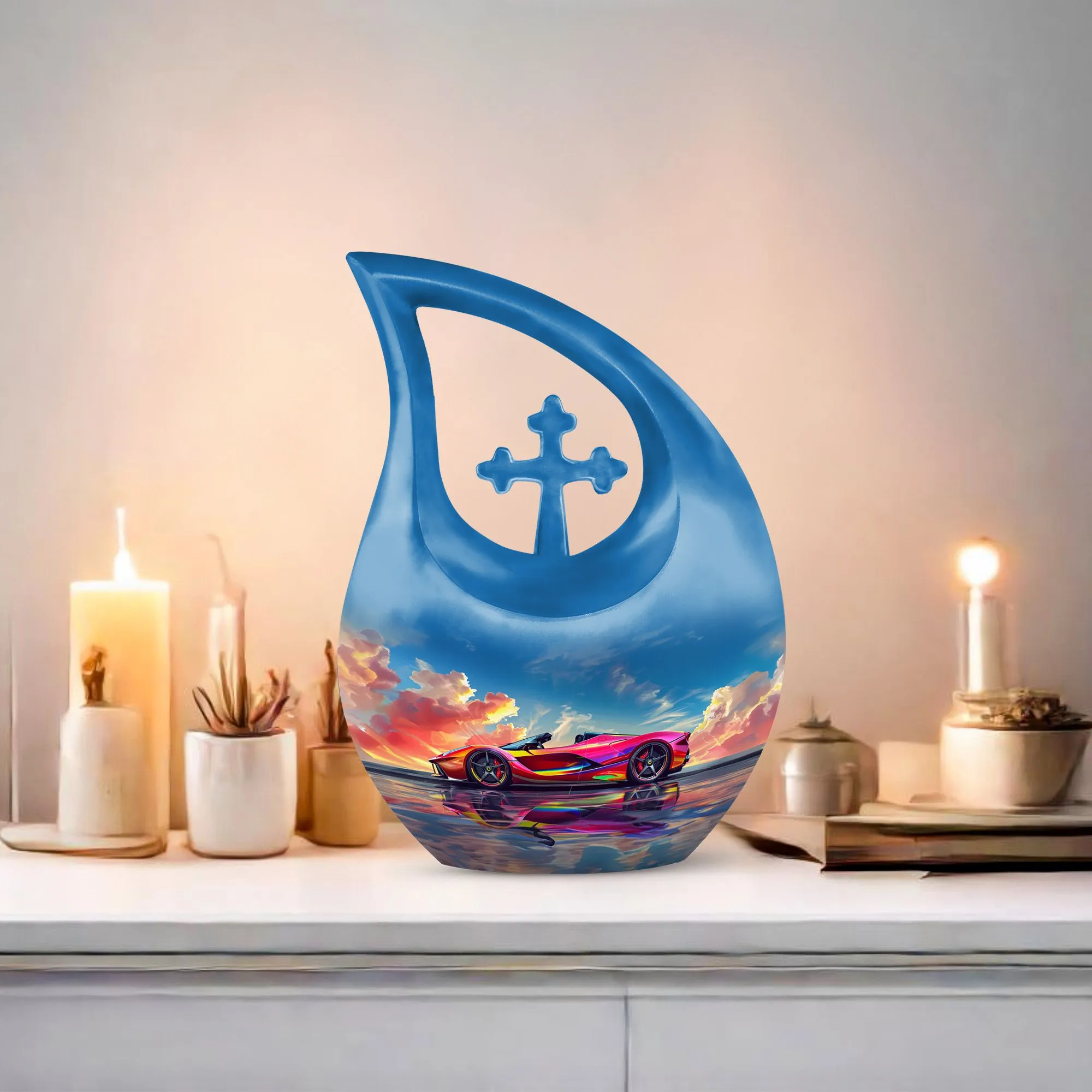 Spectrum Roadster Urn: A Unique Memorial Urn for Ashes