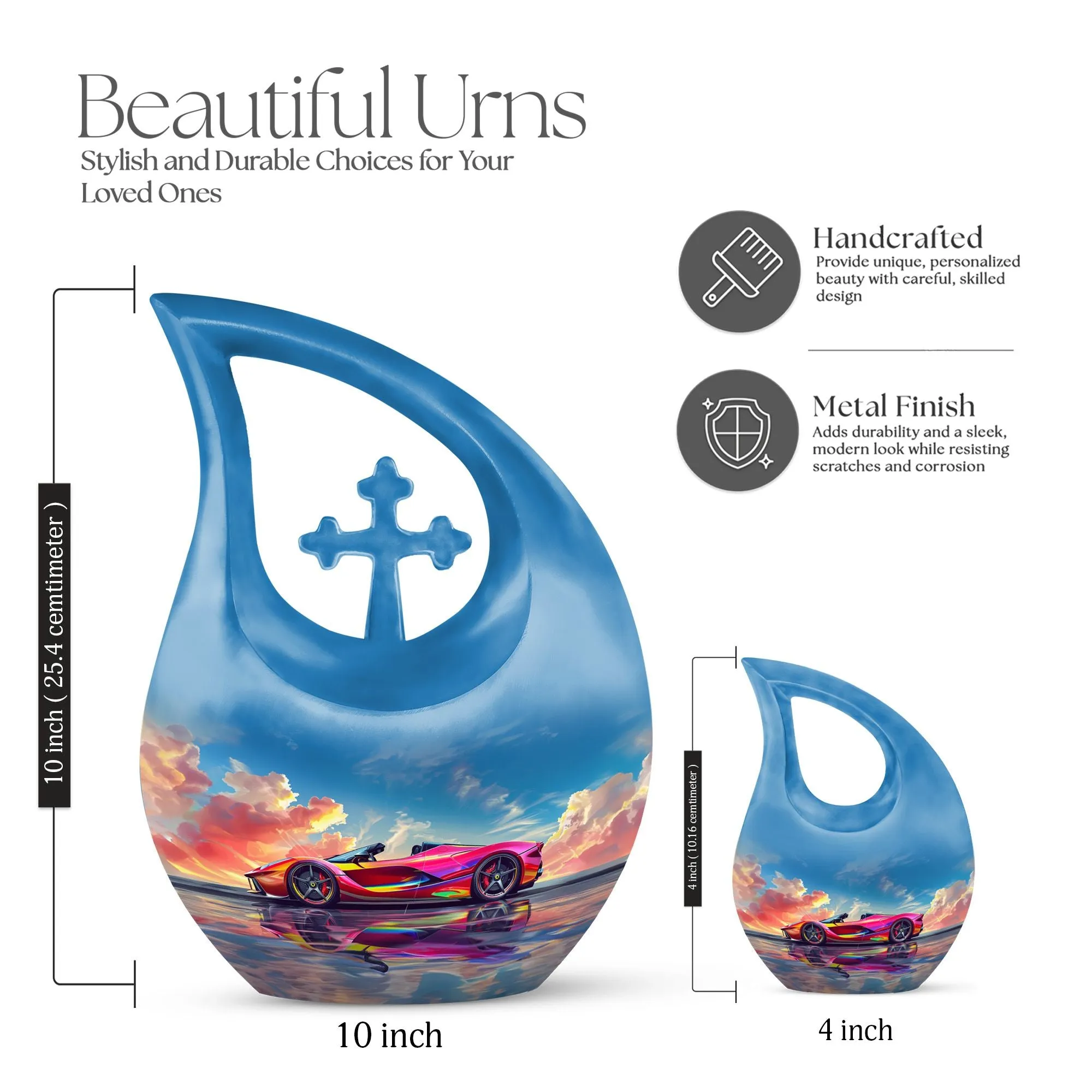 Spectrum Roadster Urn: A Unique Memorial Urn for Ashes