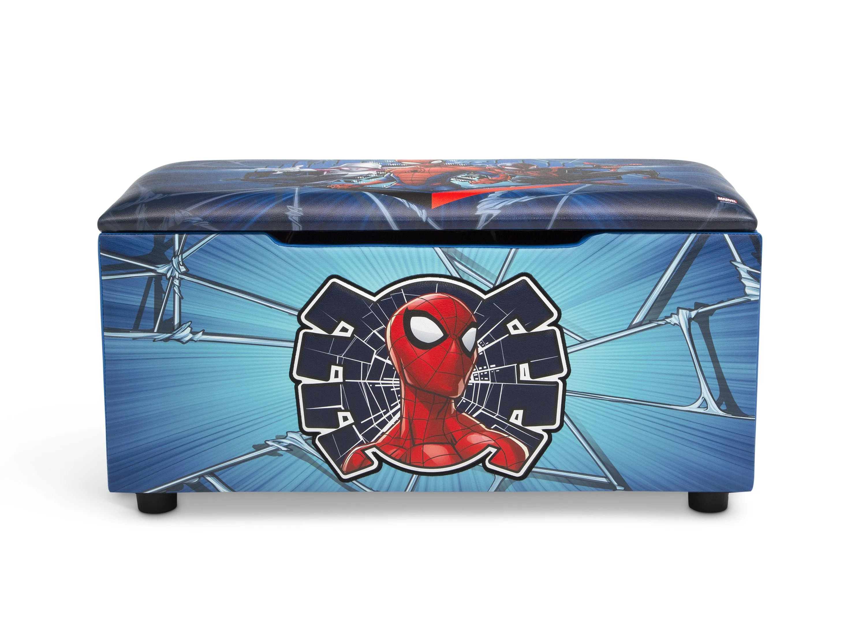 Spider-Man Upholstered Storage Bench for Kids