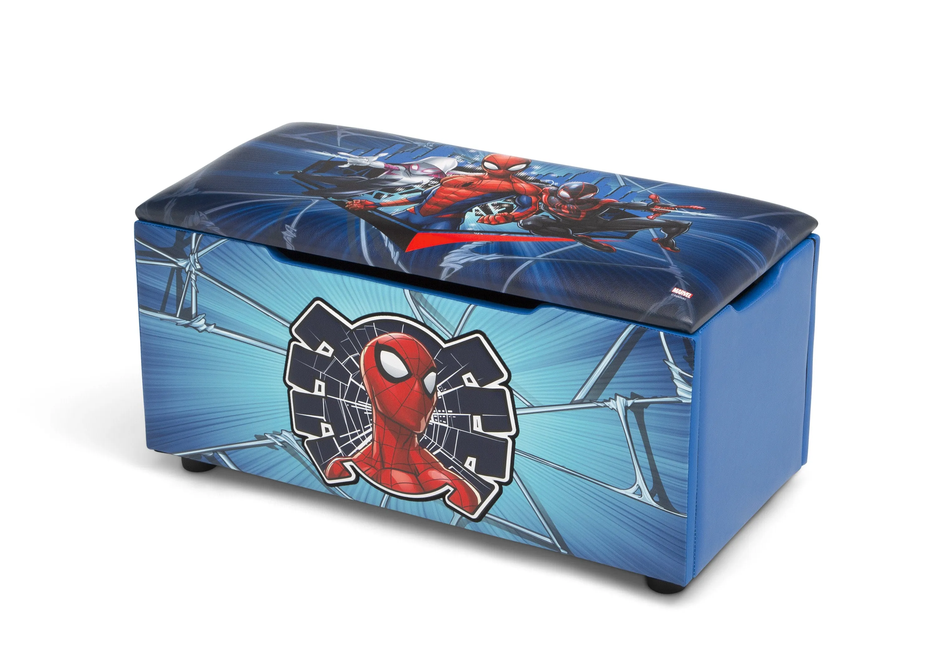 Spider-Man Upholstered Storage Bench for Kids