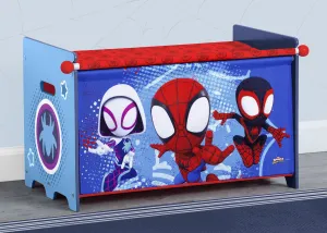 Spidey and His Amazing Friends Toy Box with Retractable Fabric Top