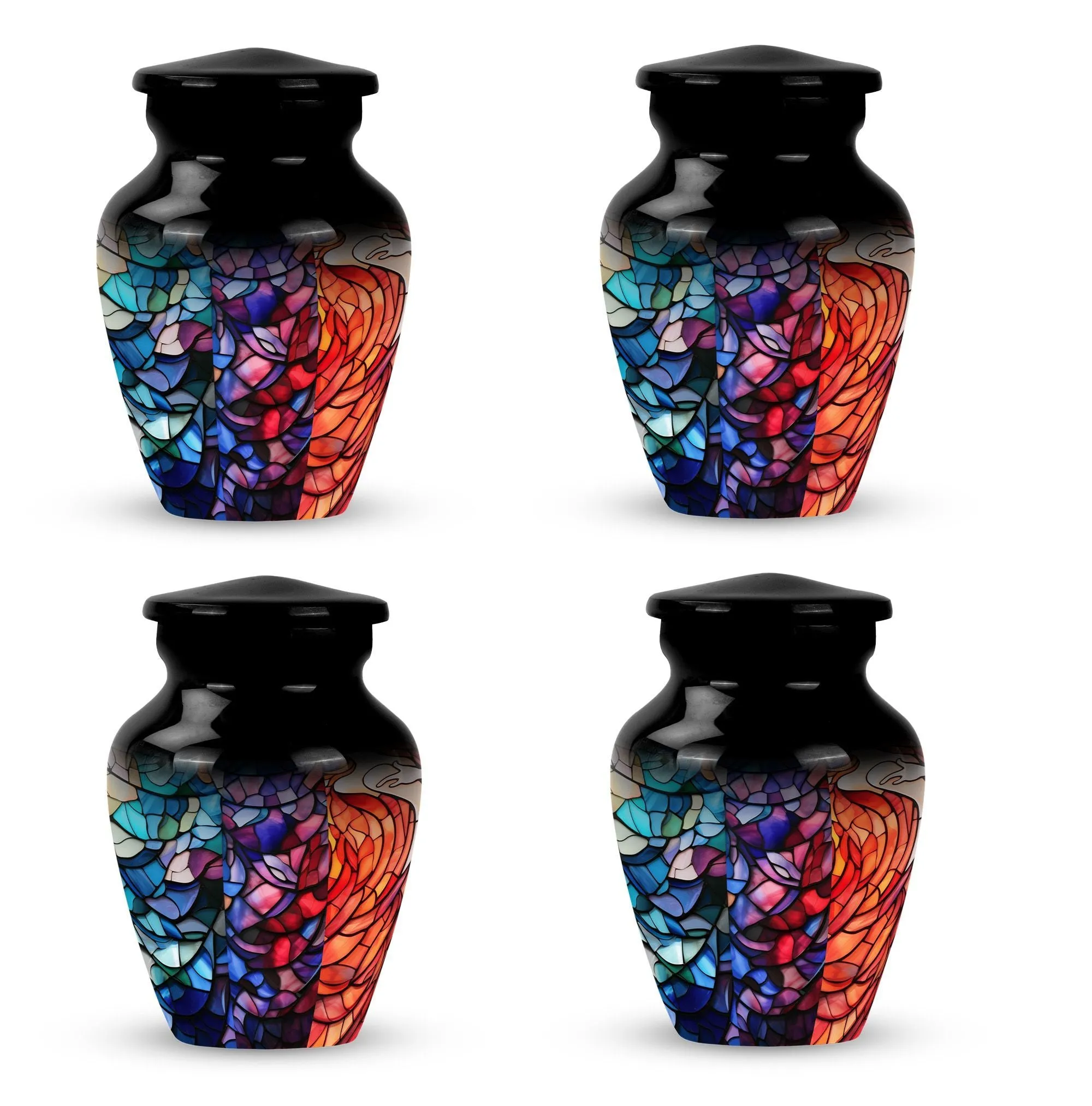 Stained Glass Unique Cremation Urn for Women Ashes