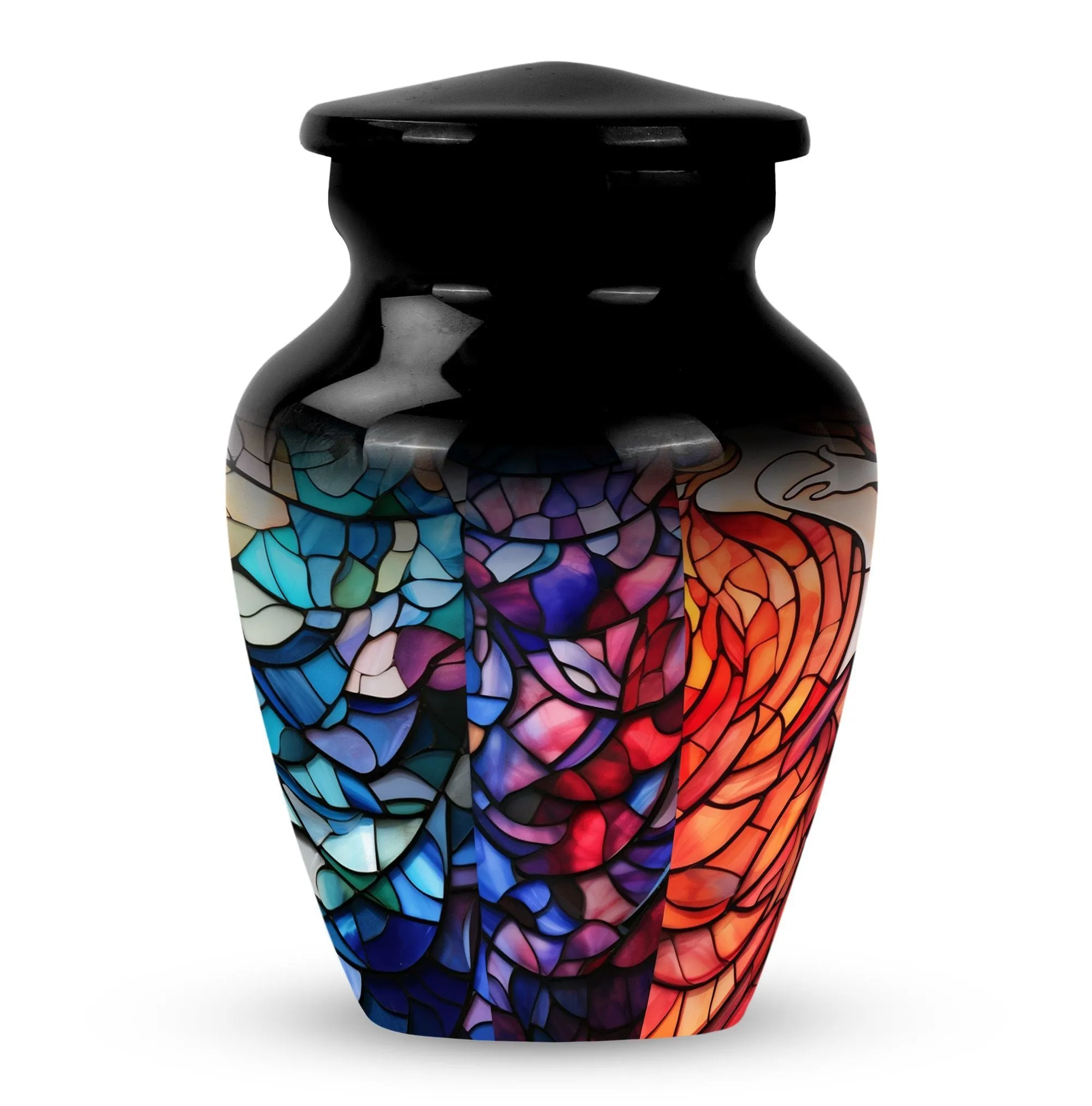 Stained Glass Unique Cremation Urn for Women Ashes