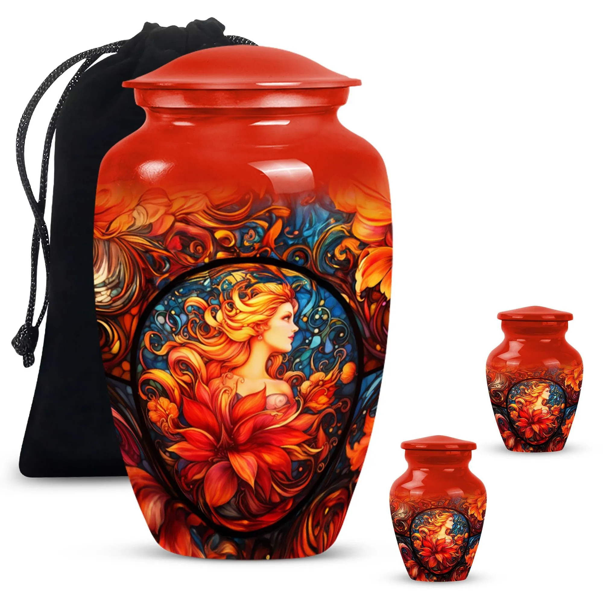 Stained Glass Urn for Significant End-of-Life Moments