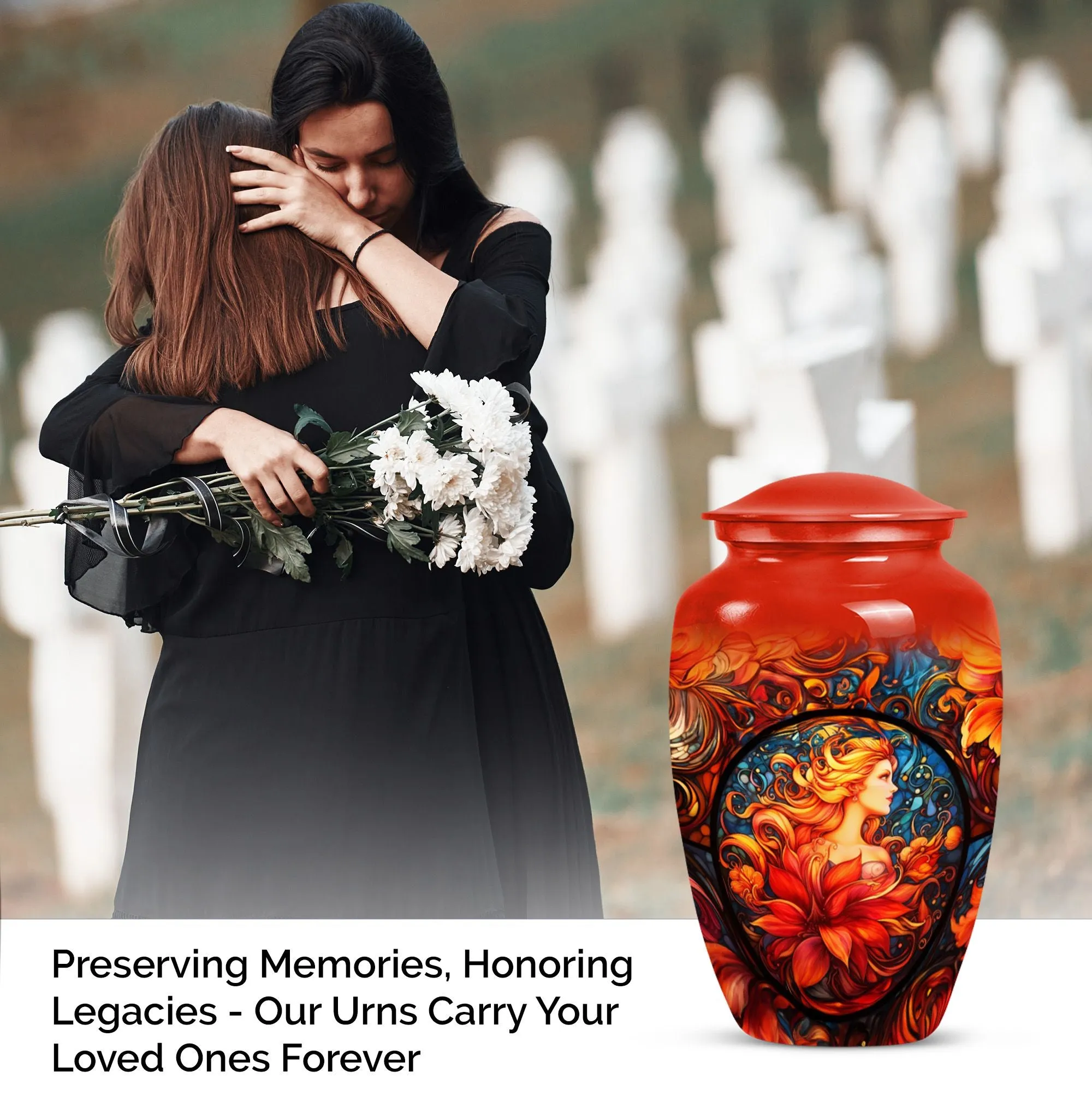 Stained Glass Urn for Significant End-of-Life Moments