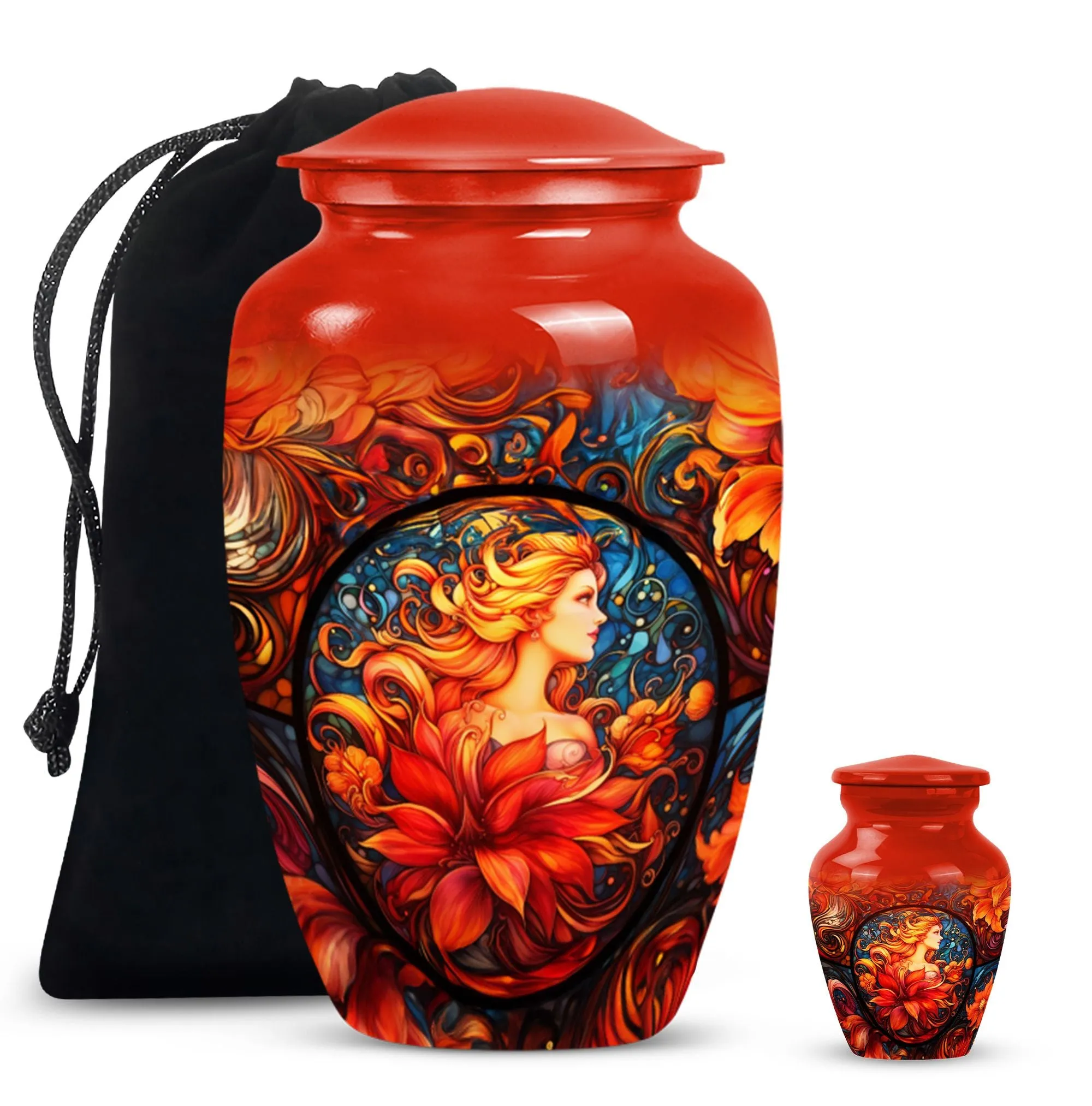 Stained Glass Urn for Significant End-of-Life Moments