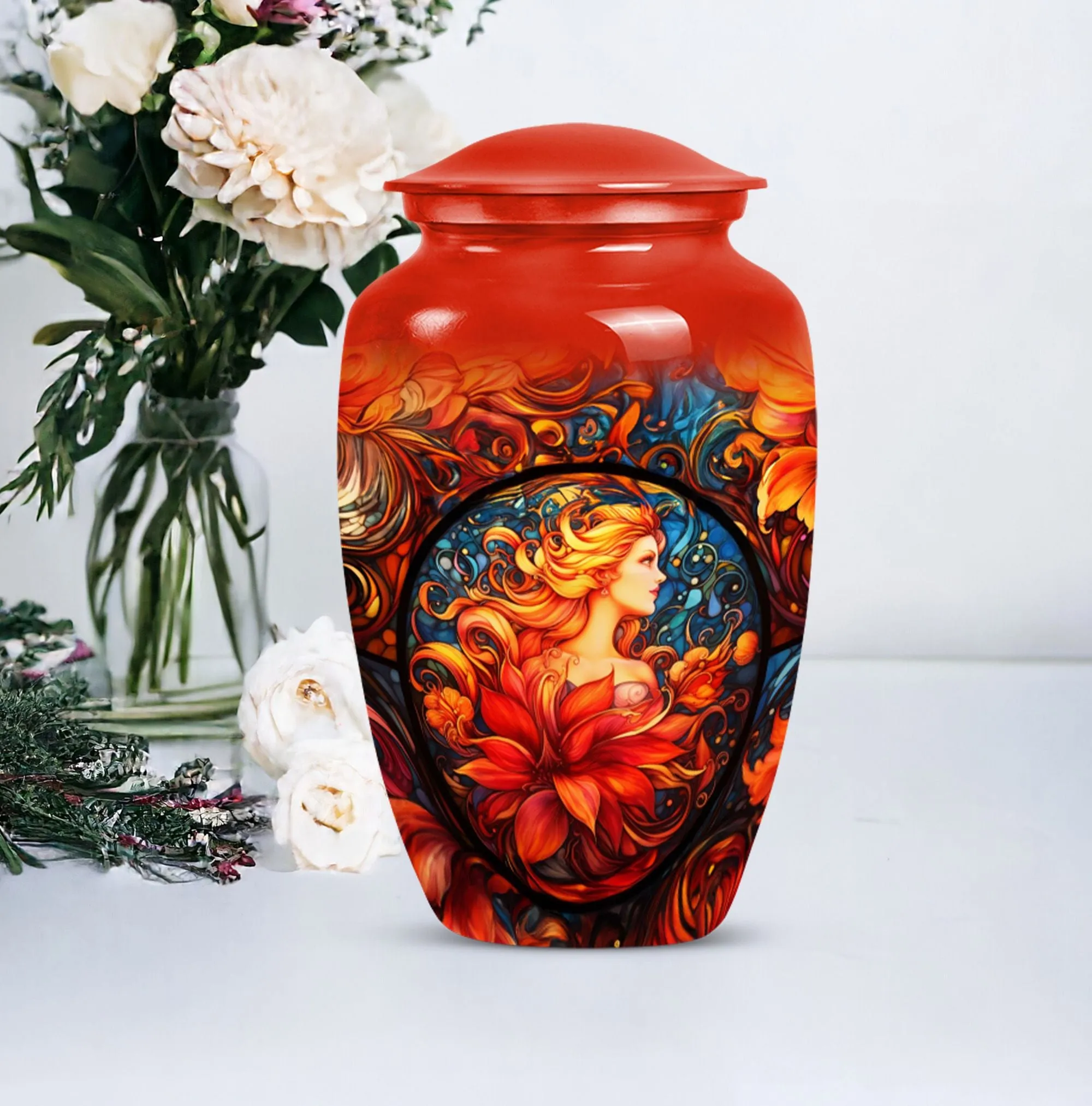 Stained Glass Urn for Significant End-of-Life Moments