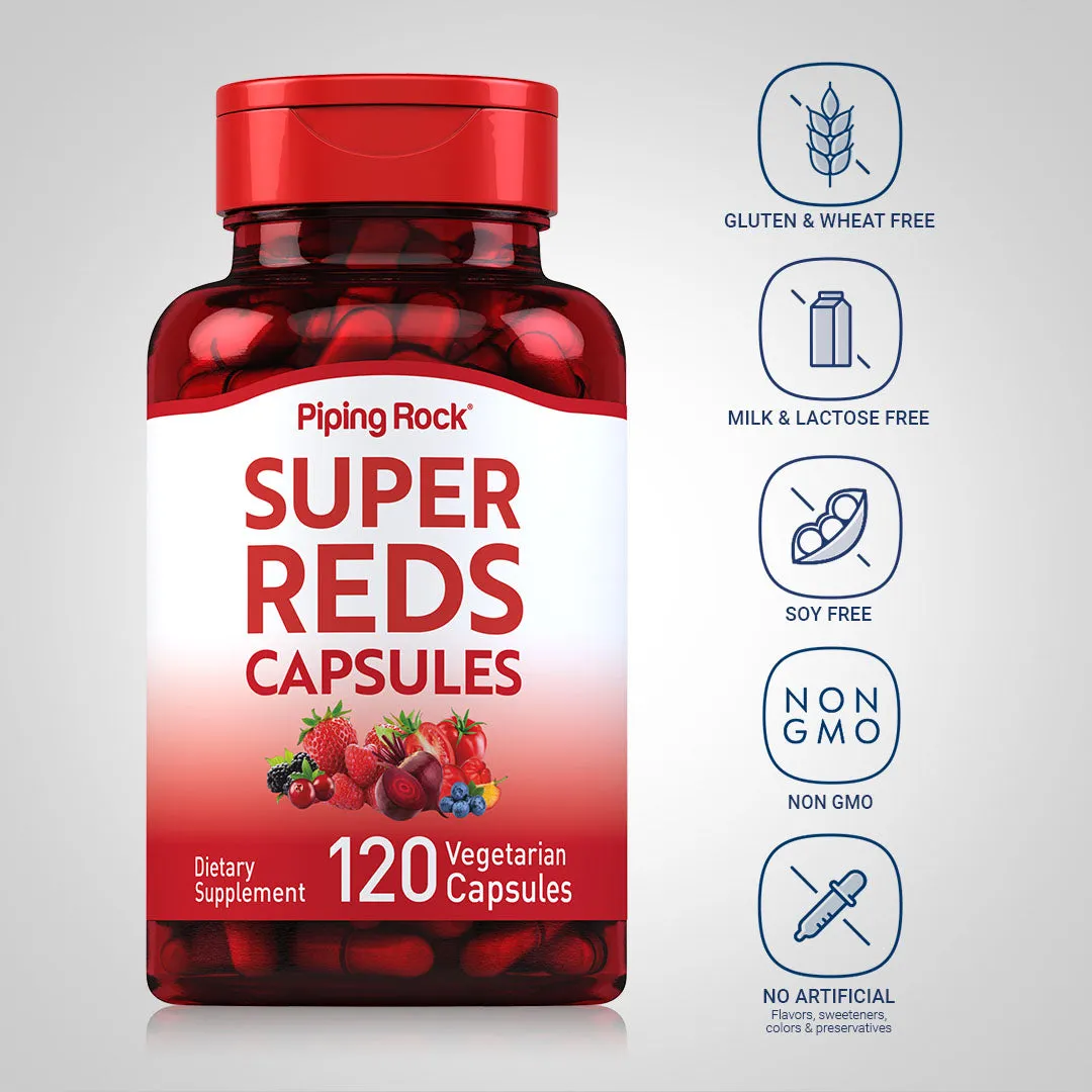 Super Reds, 120 Vegetarian Capsules