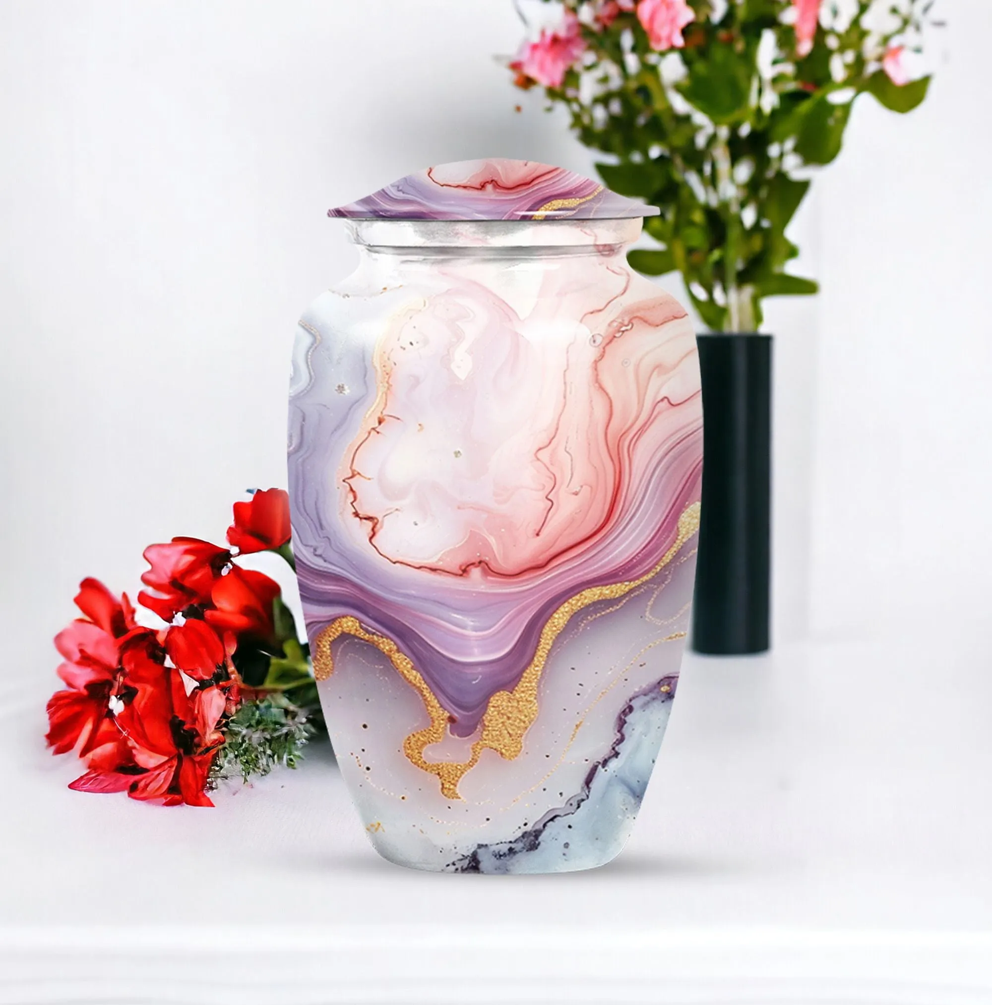 Swirl Rest - Elegant Memorial Urn for Cherished Moments