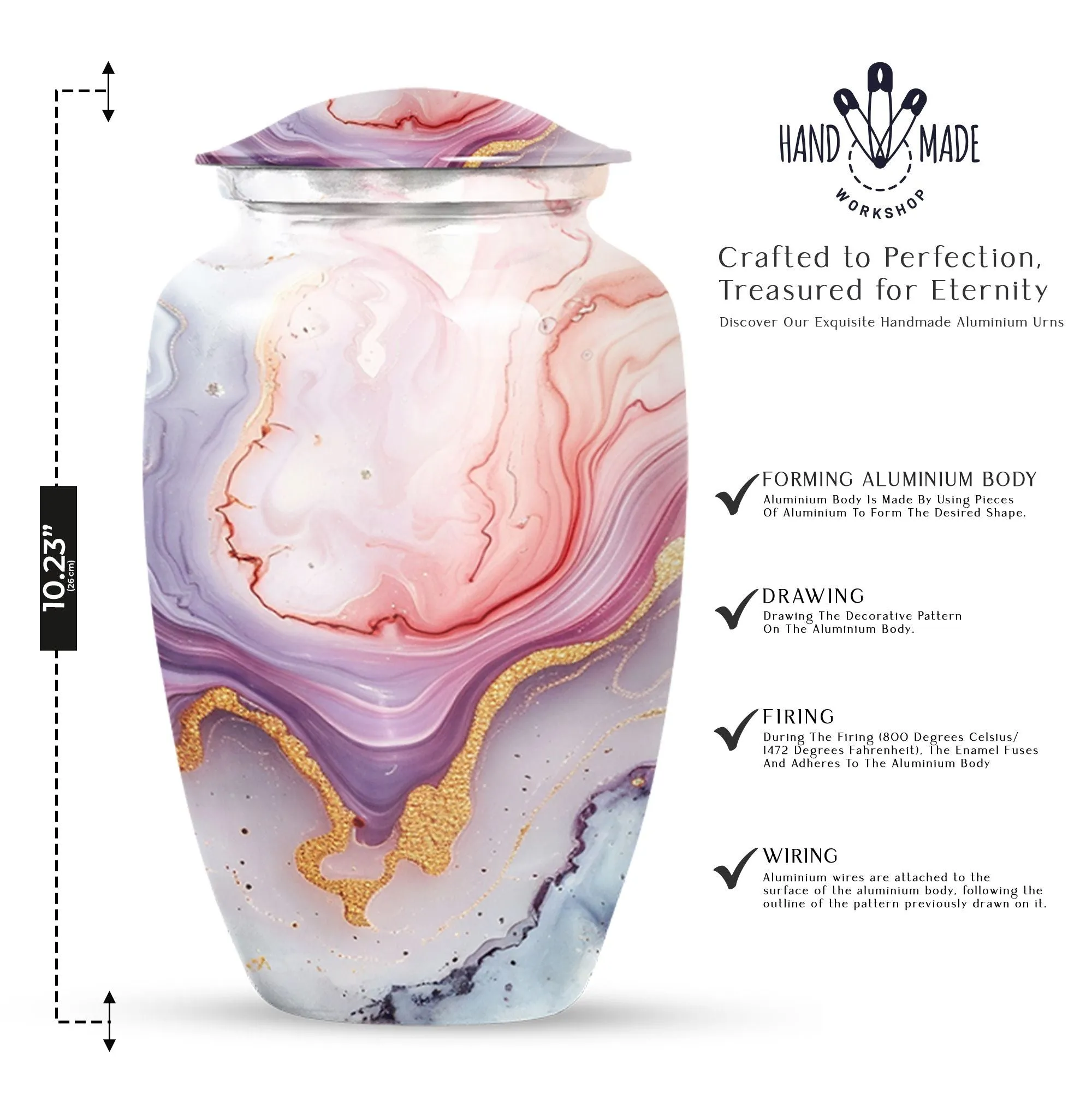 Swirl Rest - Elegant Memorial Urn for Cherished Moments