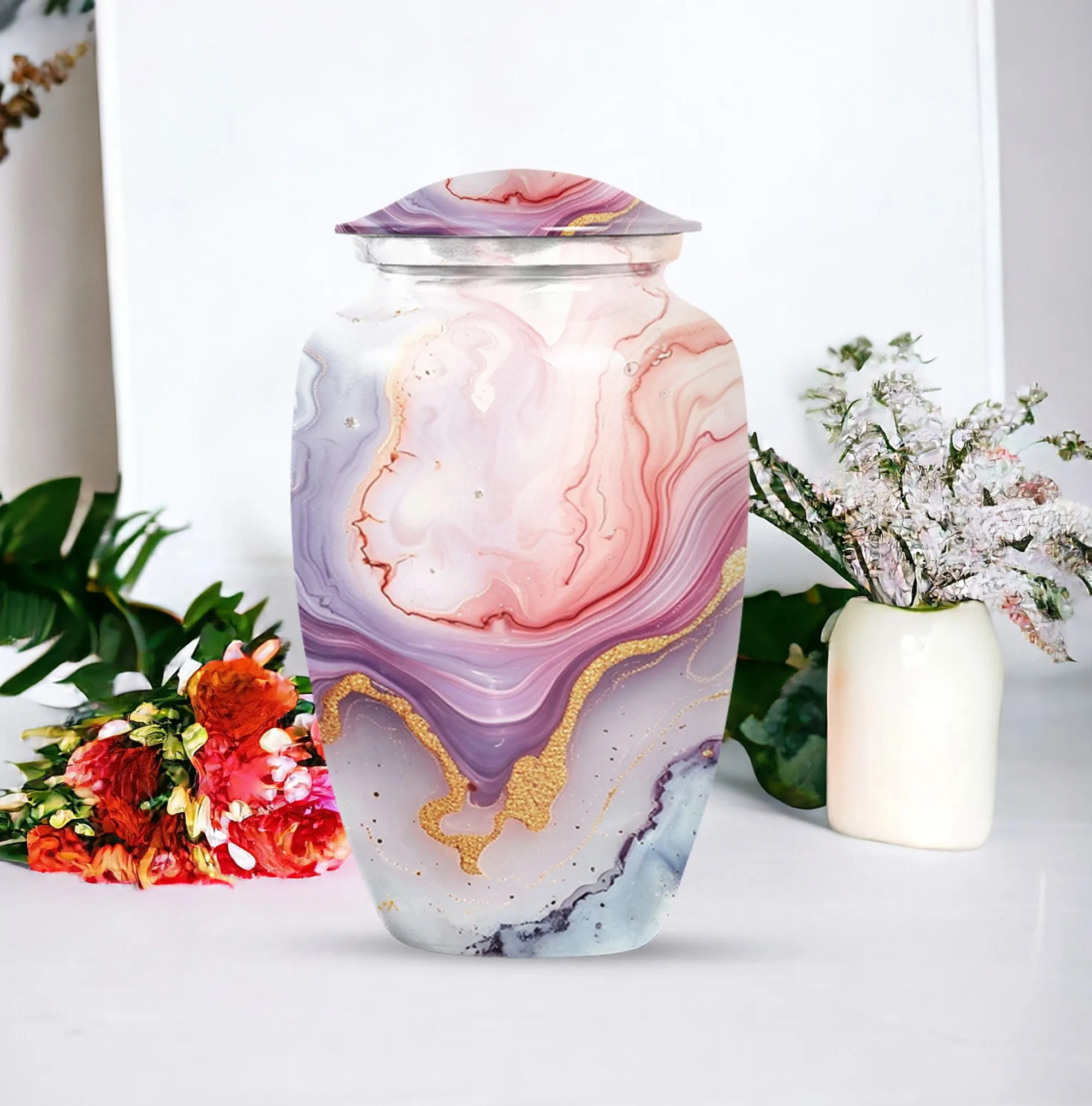Swirl Rest - Elegant Memorial Urn for Cherished Moments