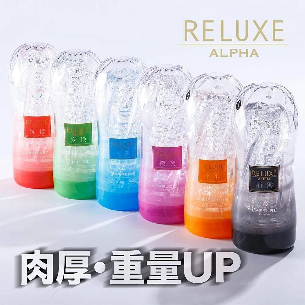 T-Best - Reluxe Alpha Capture Soft Stroker Hard Type (Clear)