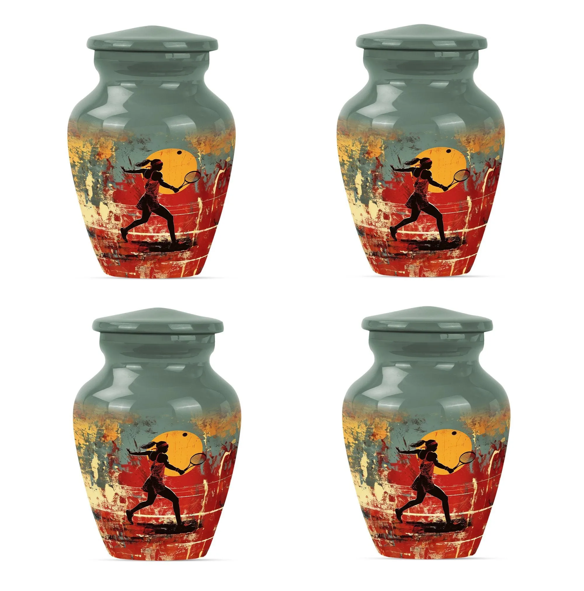 Tennis Urn Eternity Vault - Cremation Tribute for Men