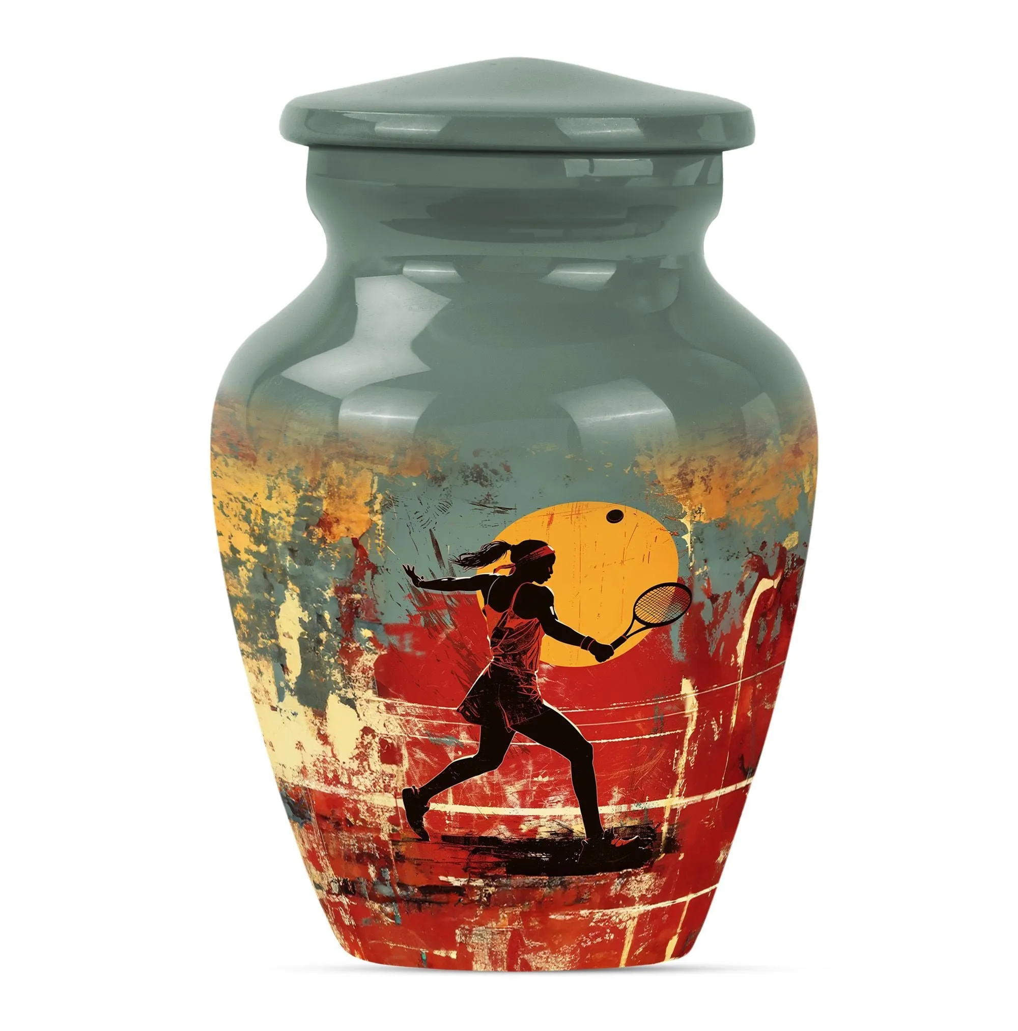 Tennis Urn Eternity Vault - Cremation Tribute for Men