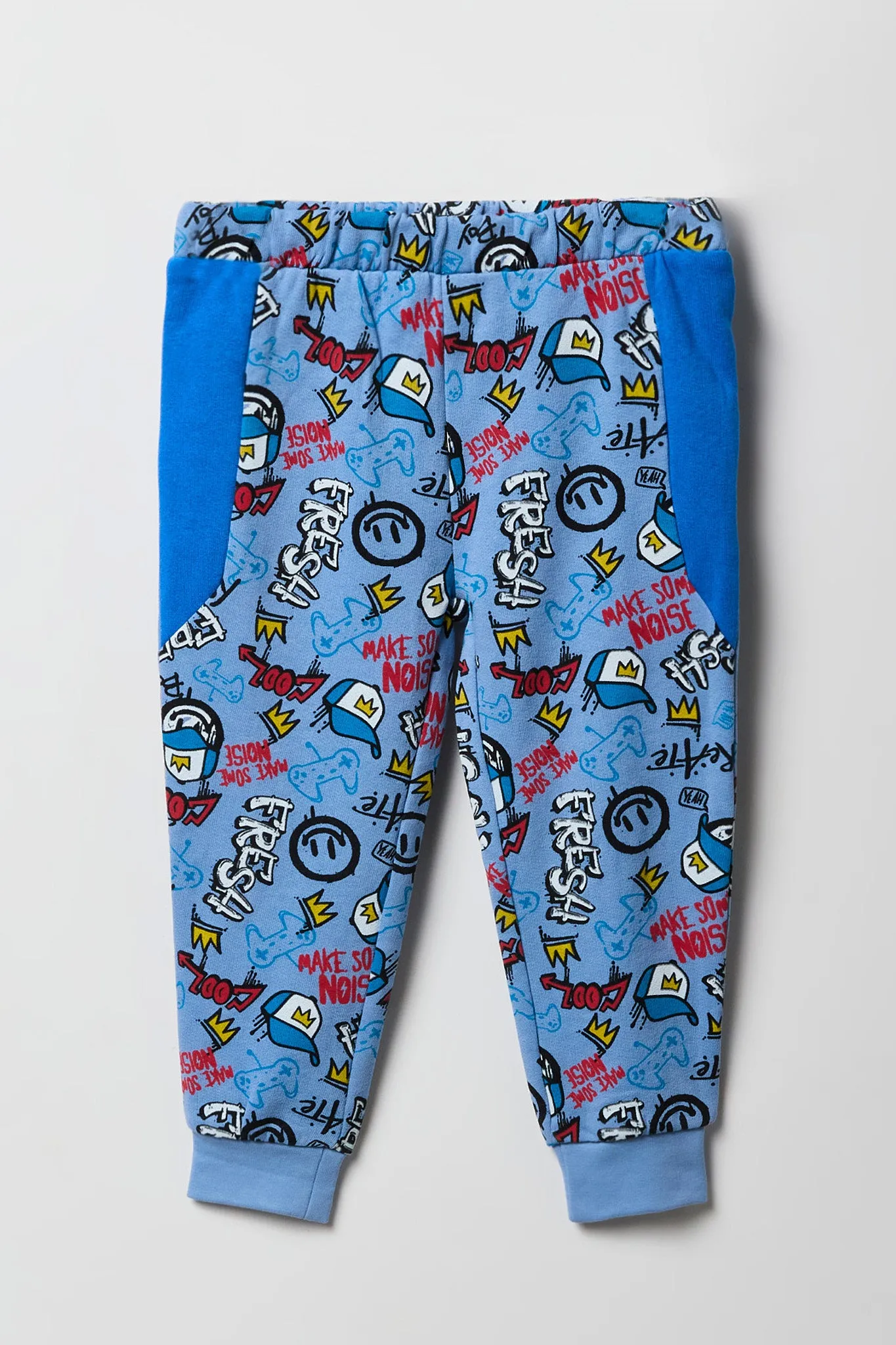 Toddler Boy Printed Fleece Jogger