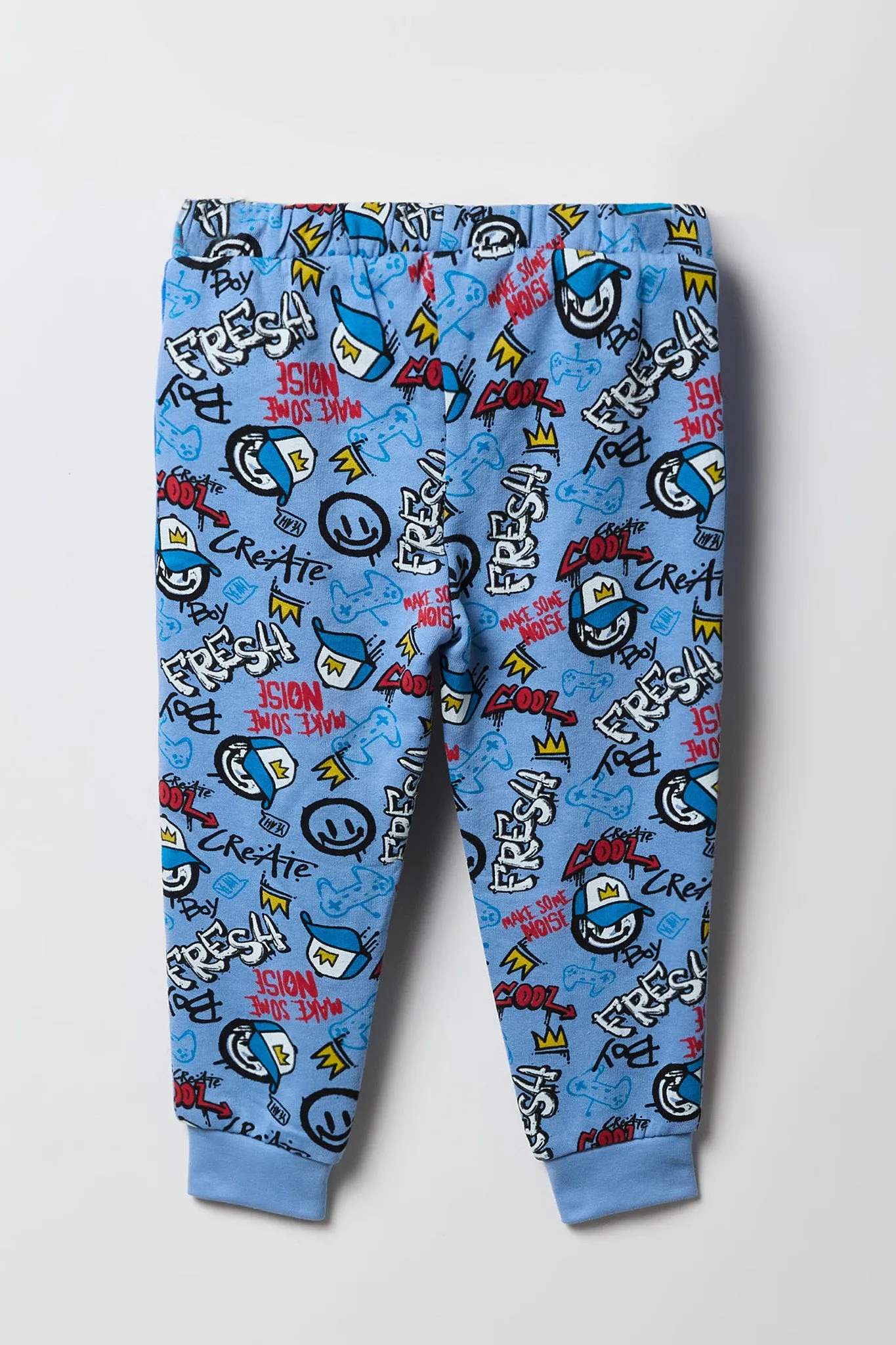 Toddler Boy Printed Fleece Jogger