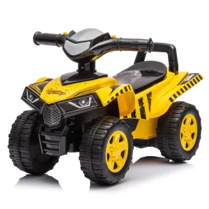 Tonka - Quad Push Car, Yellow - Foot-To-Floor Ride-On for Toddlers 12mo 