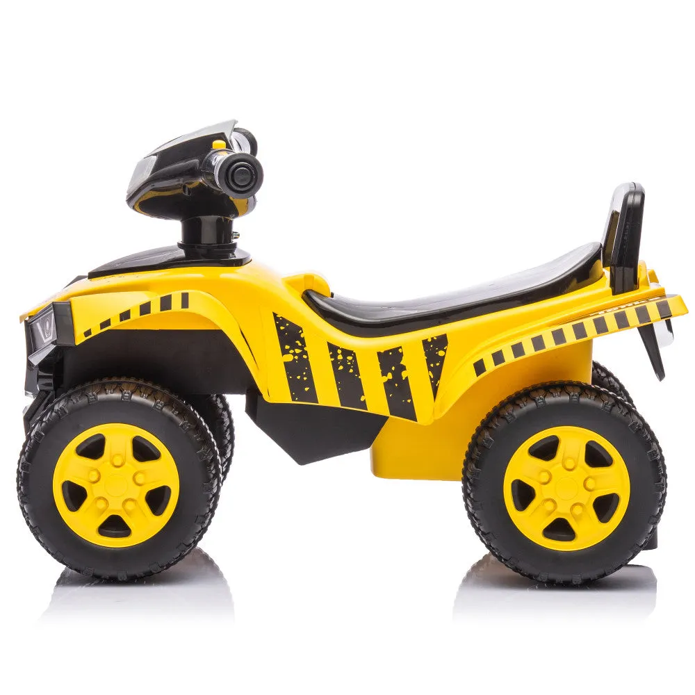 Tonka - Quad Push Car, Yellow - Foot-To-Floor Ride-On for Toddlers 12mo 