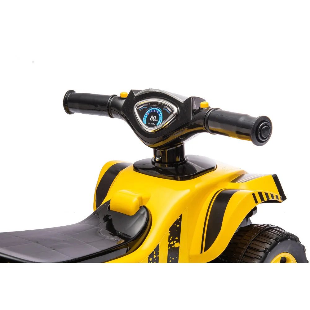 Tonka - Quad Push Car, Yellow - Foot-To-Floor Ride-On for Toddlers 12mo 
