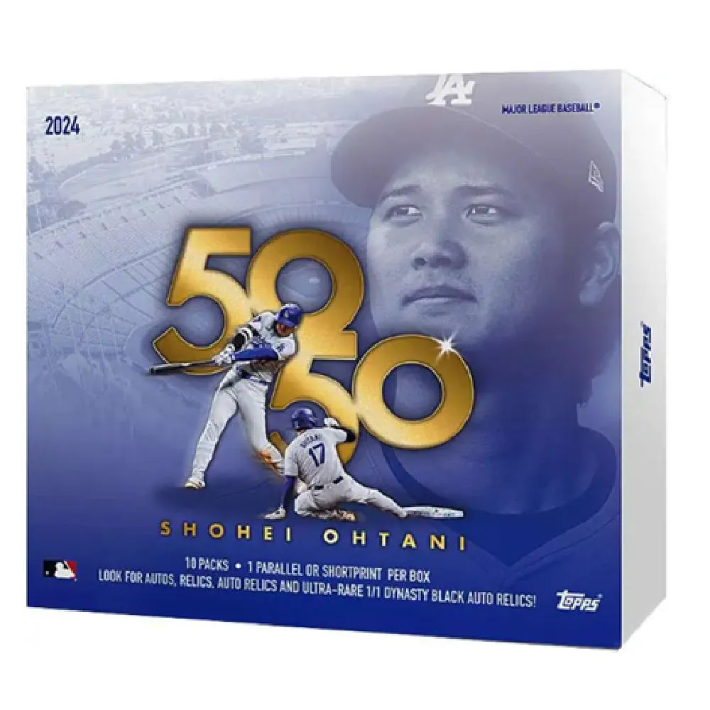 Topps 2024 Shohei Ohtani 50/50 Club Factory Sealed Box. 10 Packs/Box. DODGERS