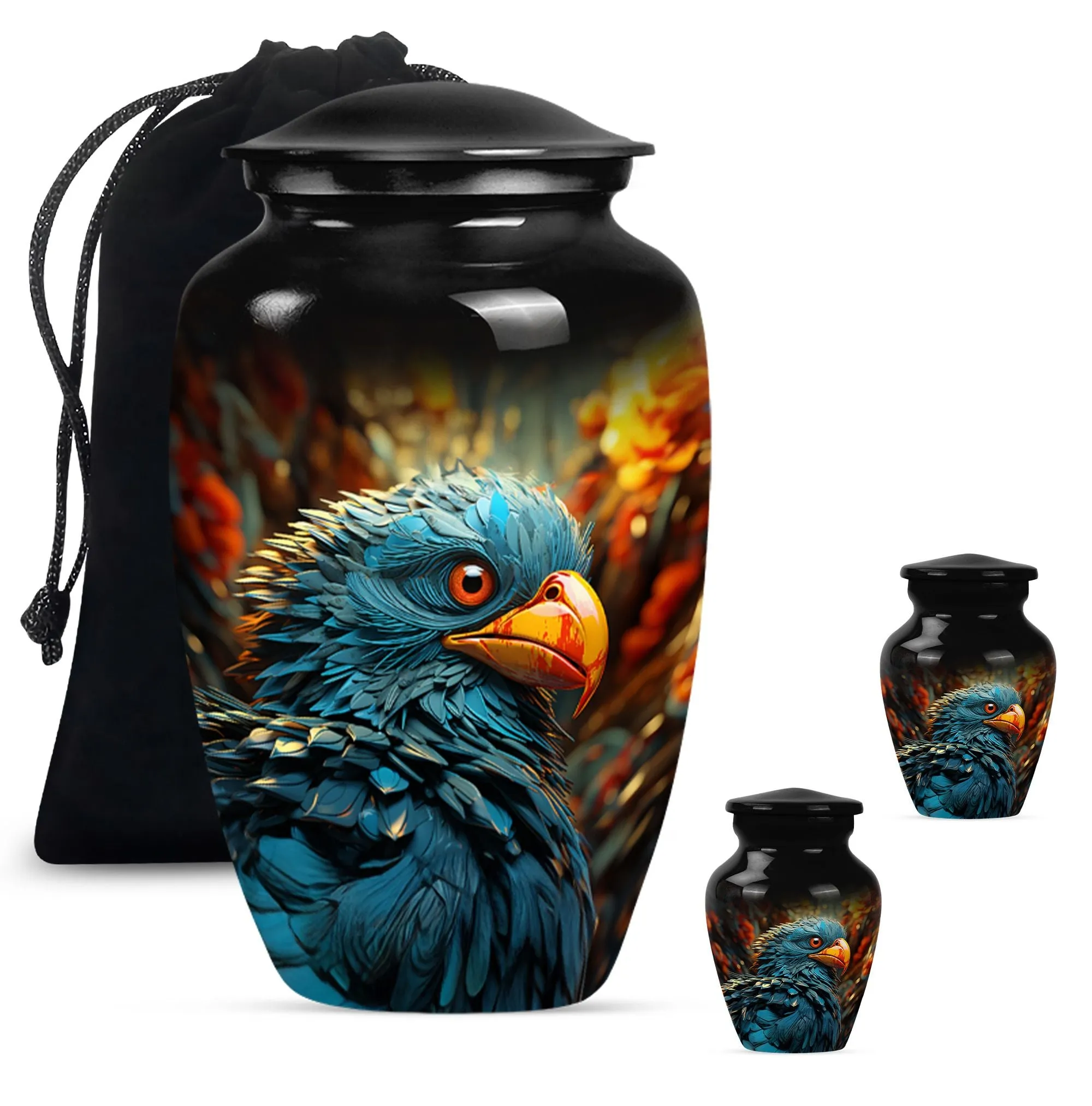 Toucans Memento: Classy Cremation Keepsake for Loved Ones