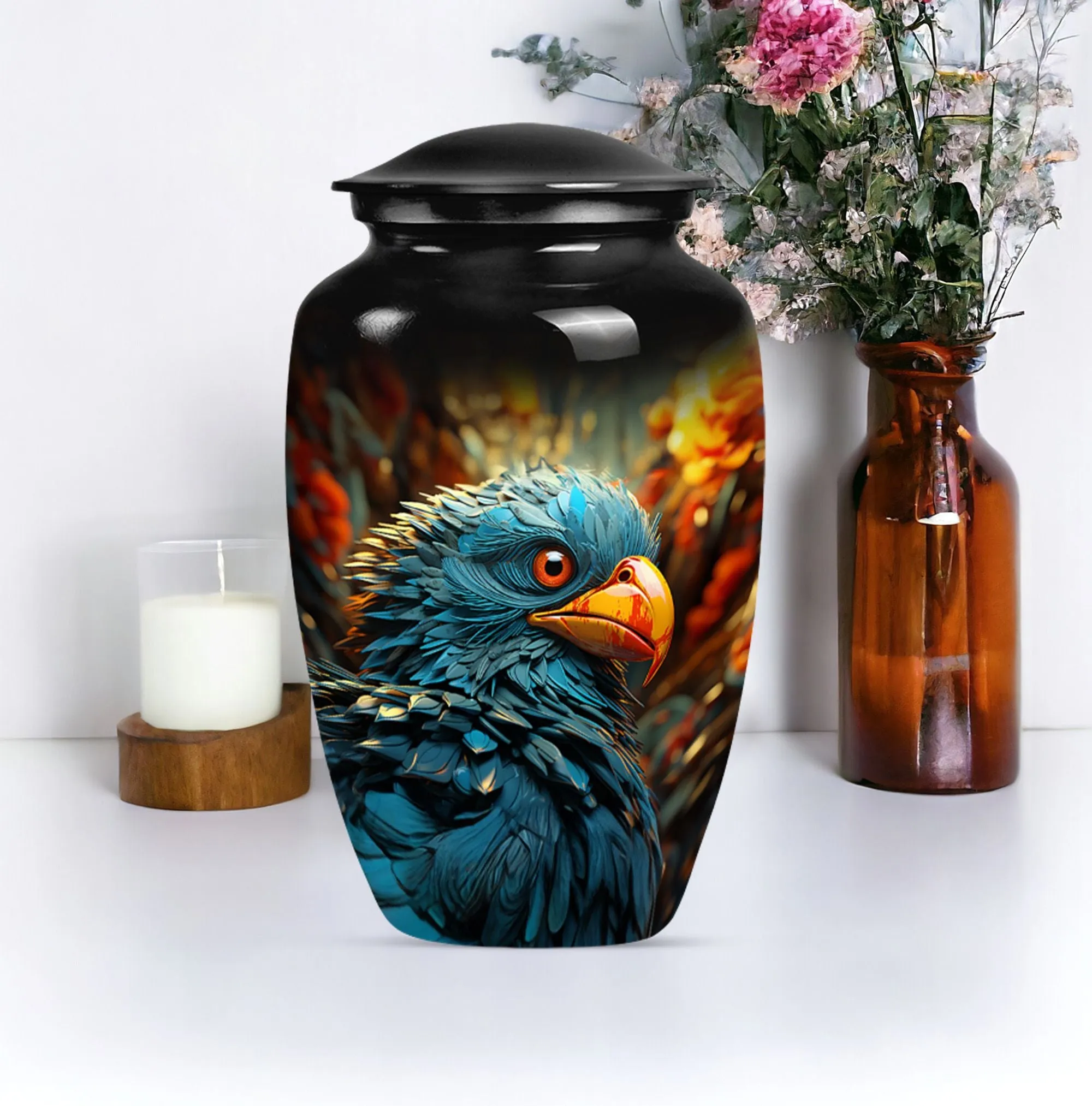 Toucans Memento: Classy Cremation Keepsake for Loved Ones