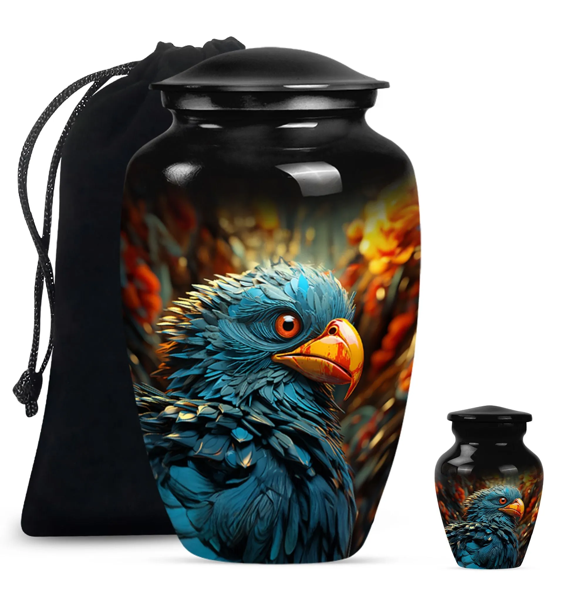 Toucans Memento: Classy Cremation Keepsake for Loved Ones