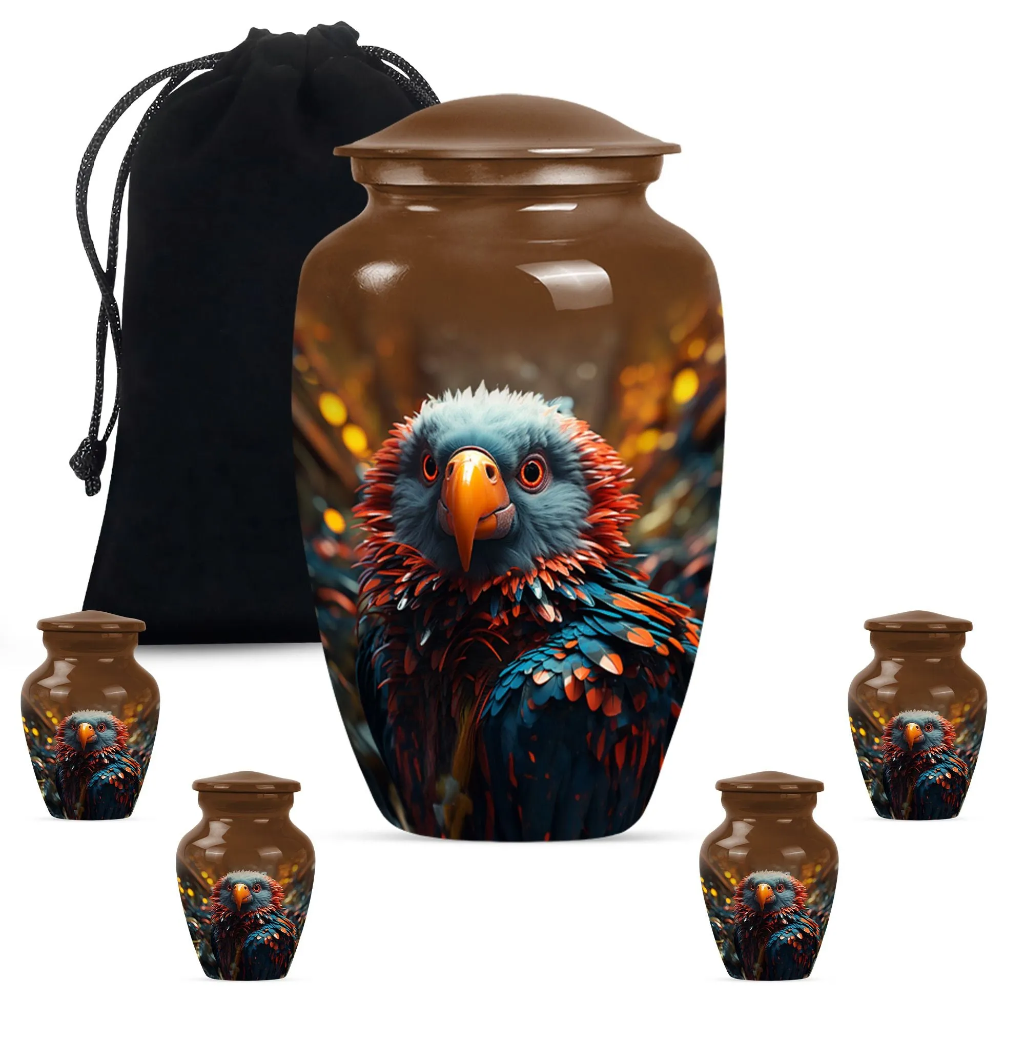 Toucans Urn - Eternally Remembered with Love and Respect
