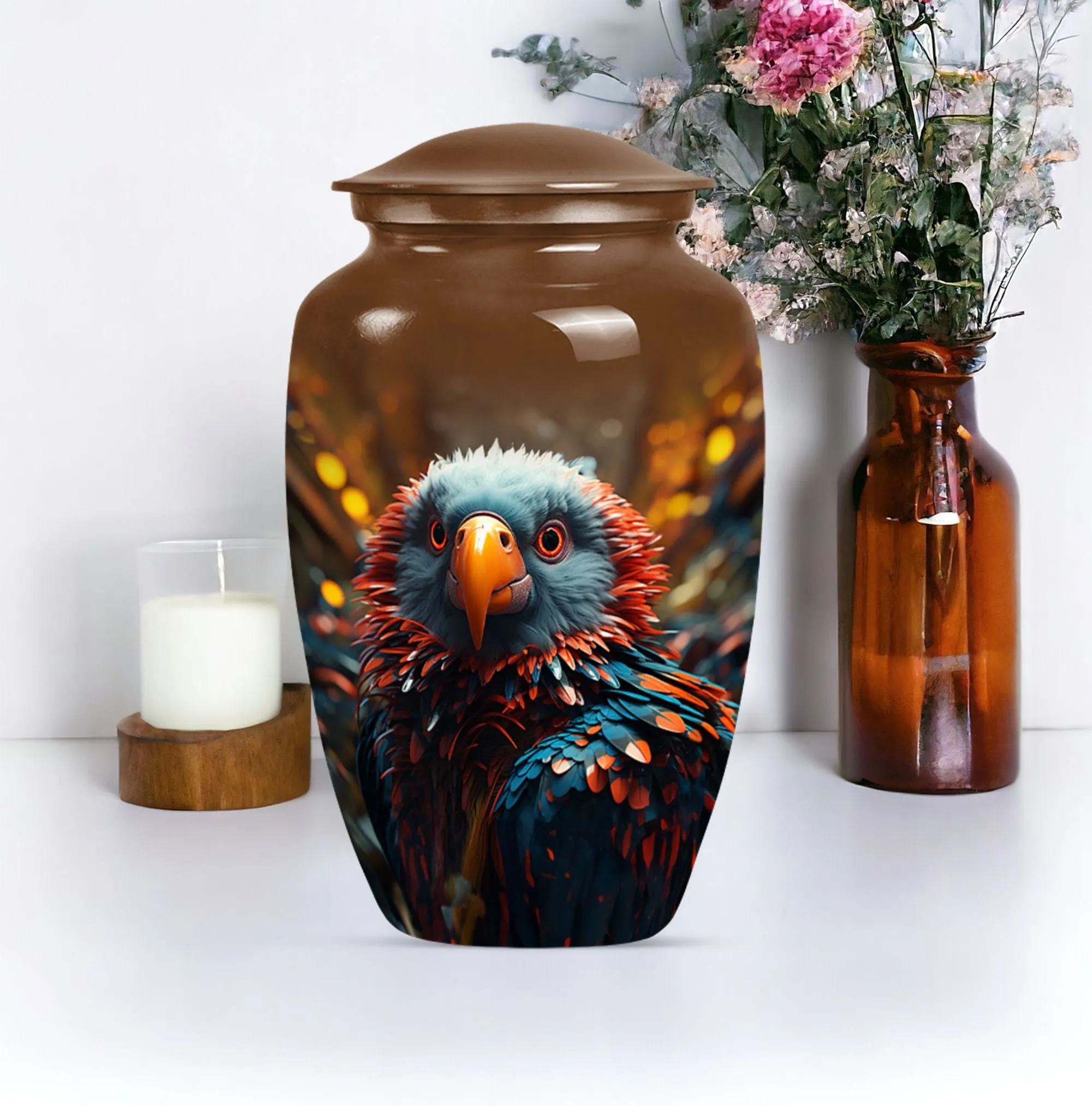 Toucans Urn - Eternally Remembered with Love and Respect