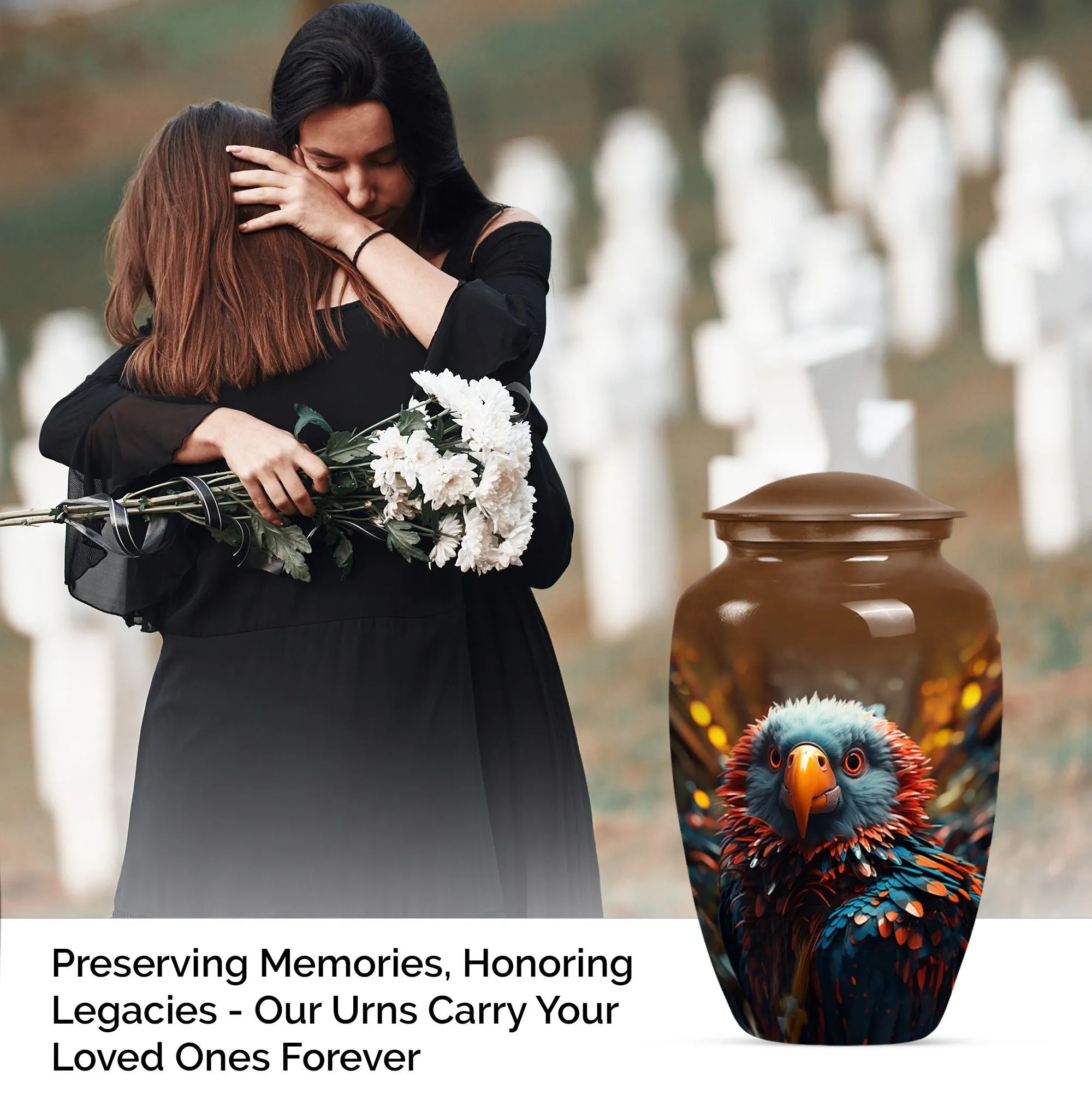 Toucans Urn - Eternally Remembered with Love and Respect