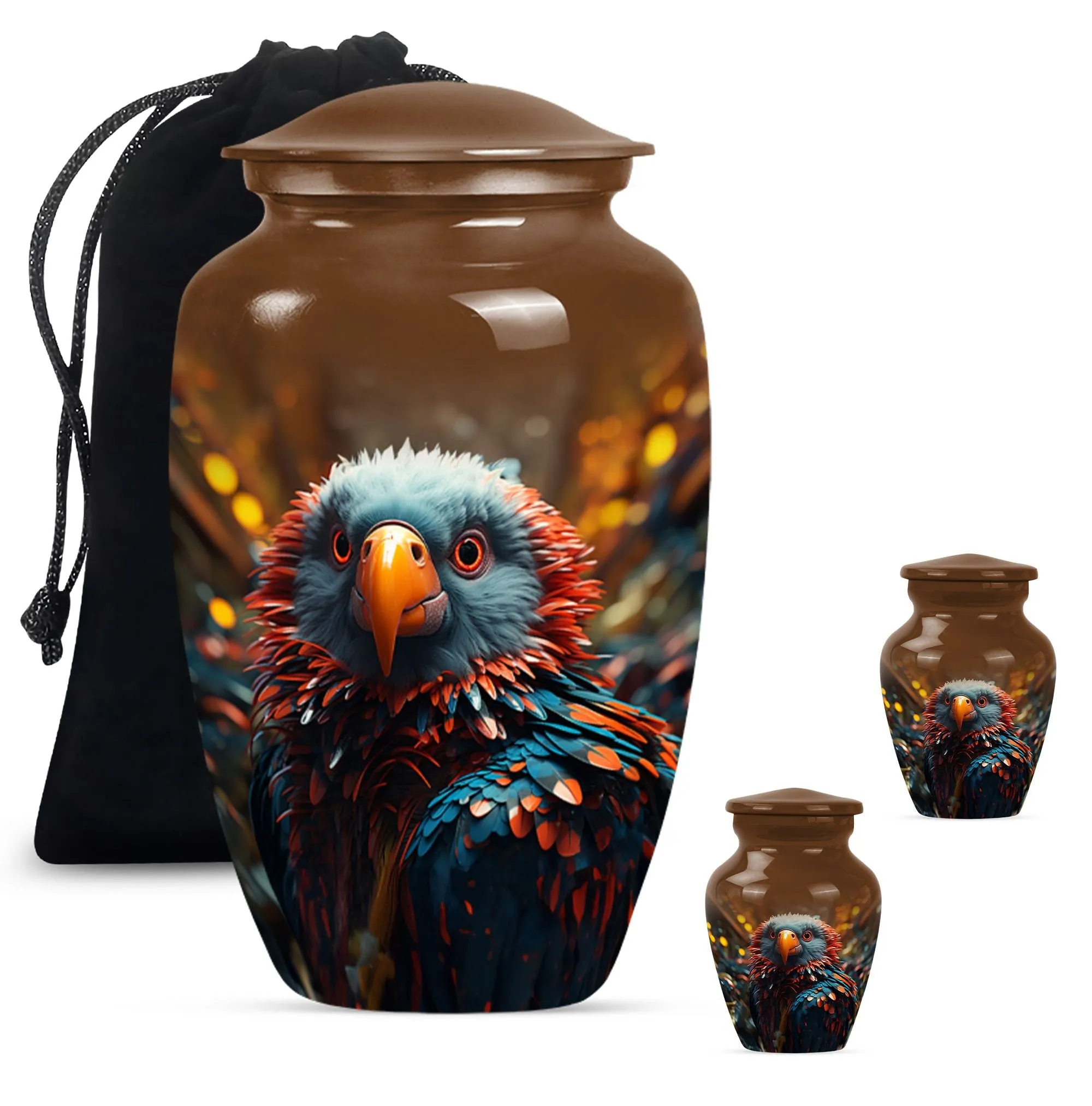 Toucans Urn - Eternally Remembered with Love and Respect