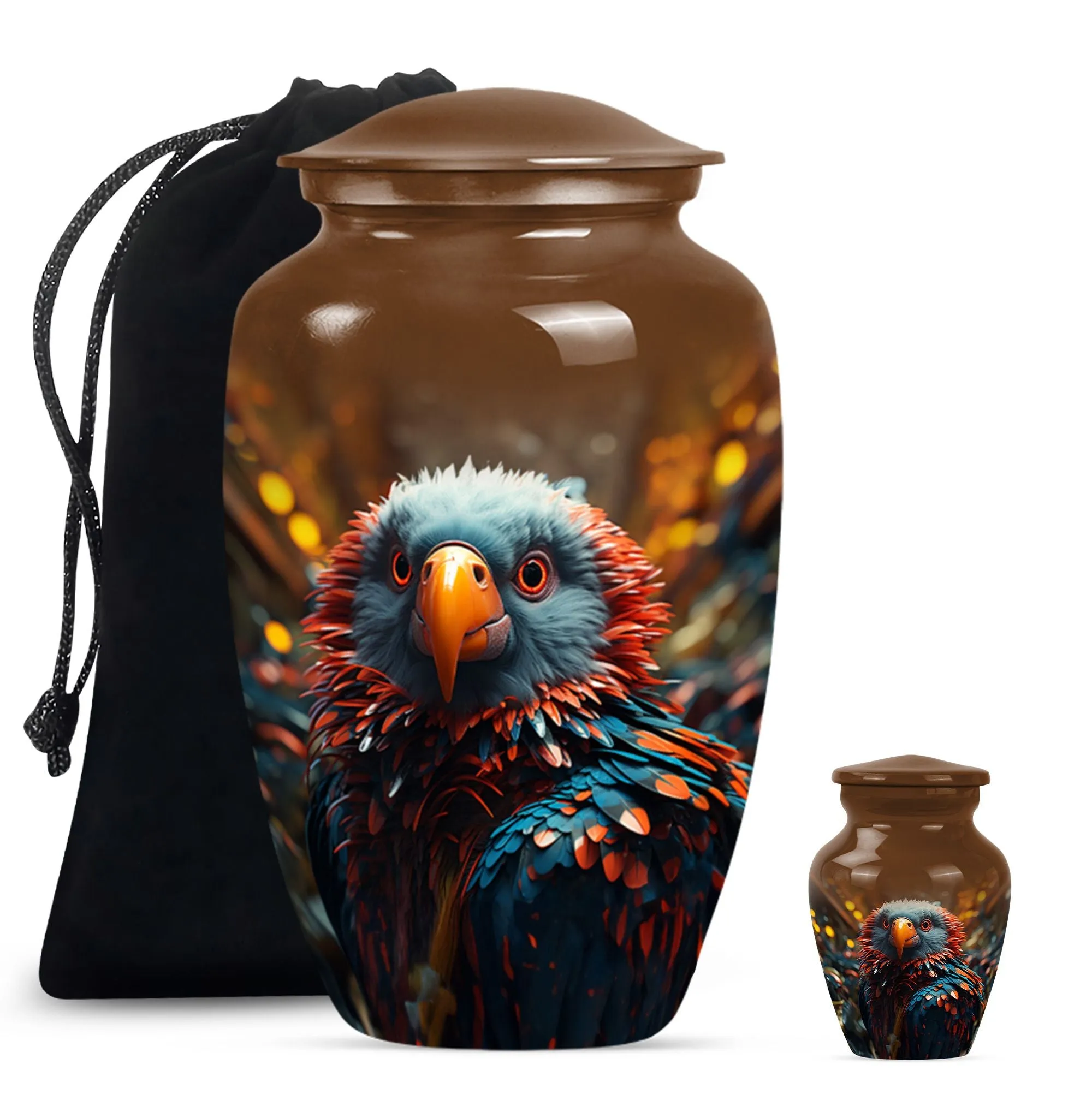 Toucans Urn - Eternally Remembered with Love and Respect