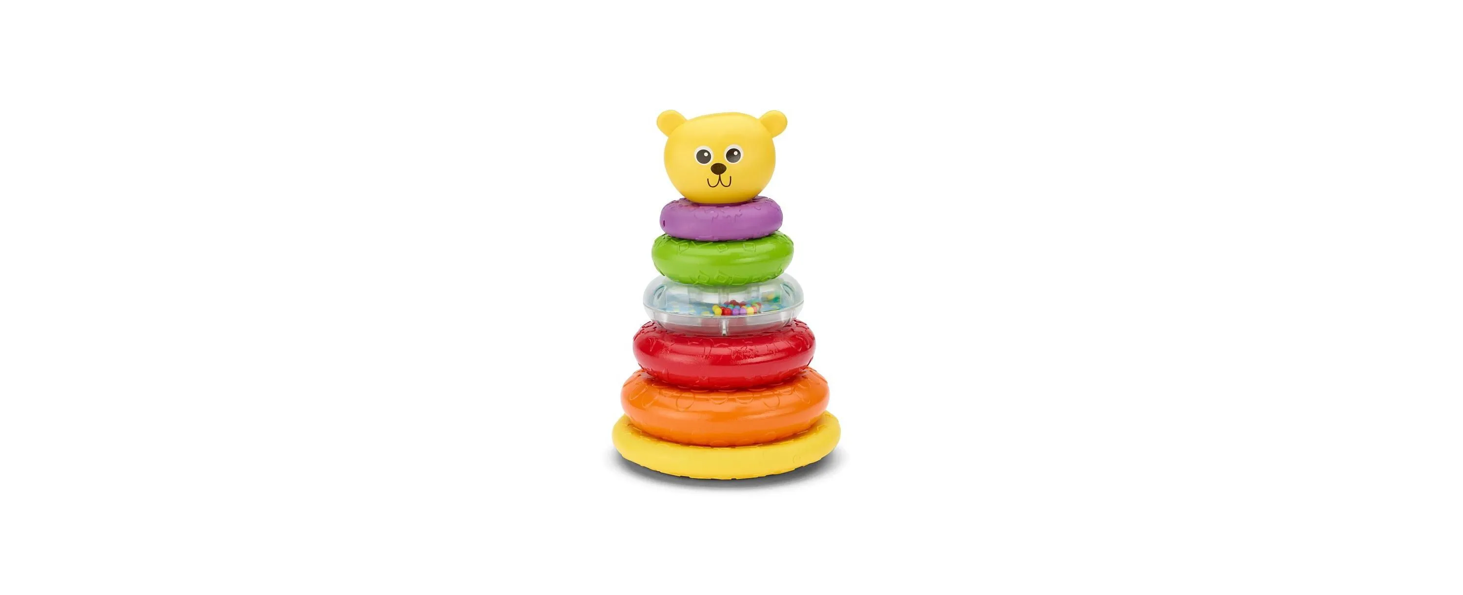 Toys R Us Rainbow Bear Stacker Set – Vibrant Multi-Colored Rings