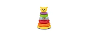 Toys R Us Rainbow Bear Stacker Set – Vibrant Multi-Colored Rings